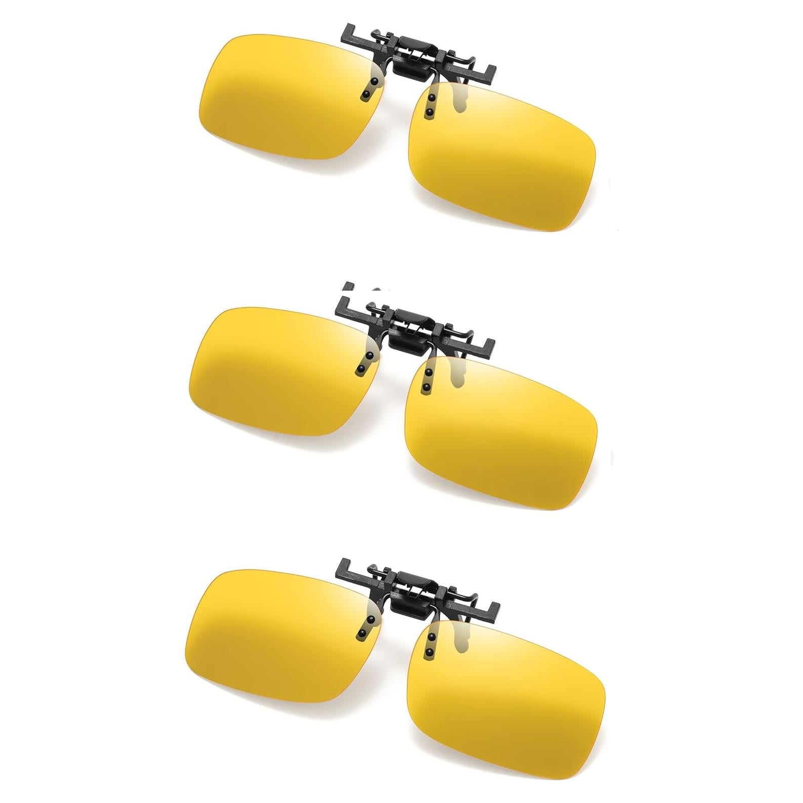 Lentes Clip-On Polarizados UV400 3 Pack para Conducción