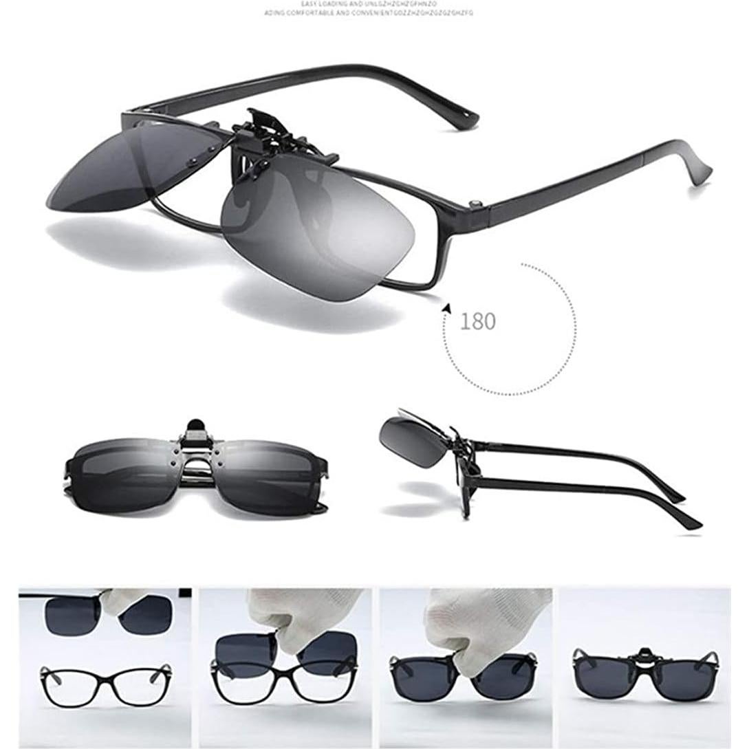 Lentes Clip-On Polarizados UV400 3 Pack para Conducción