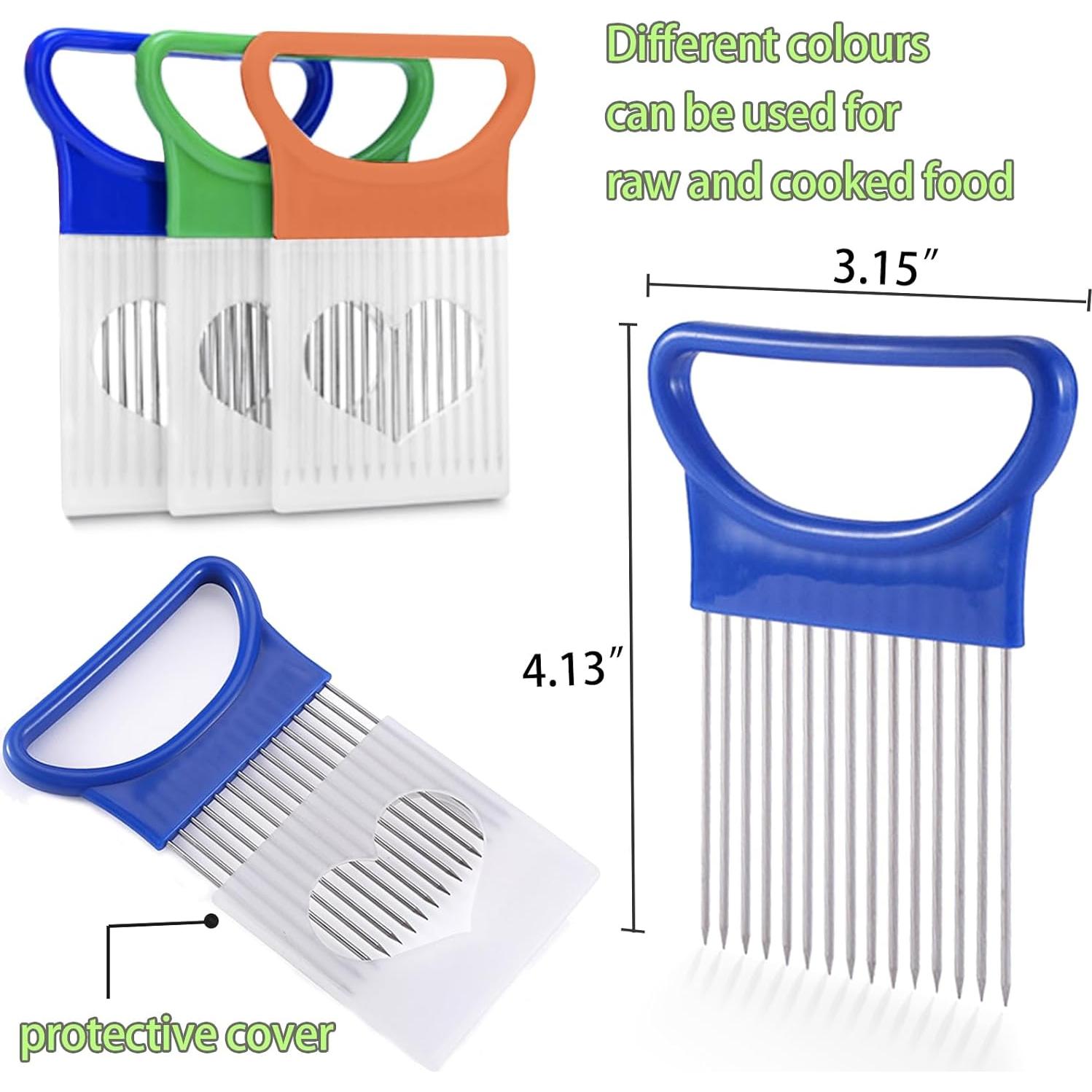 Cortador de Cebolla FANTEXY 3 Piezas Acero Inoxidable