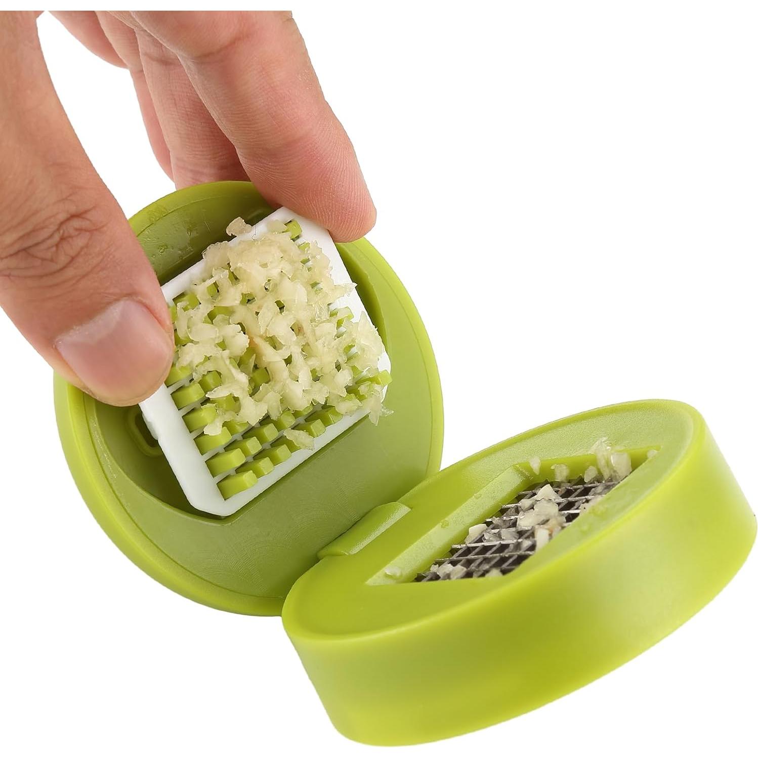 Juego de Picadores de Ajo DOSMAMZ 2PCS Verde ABS