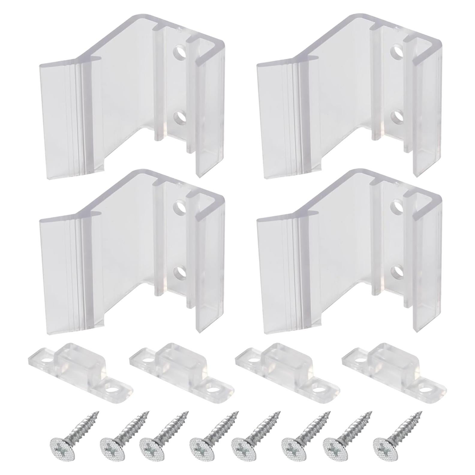 Pestillo de Puerta Espejada Deslizante Aussio 4 Piezas