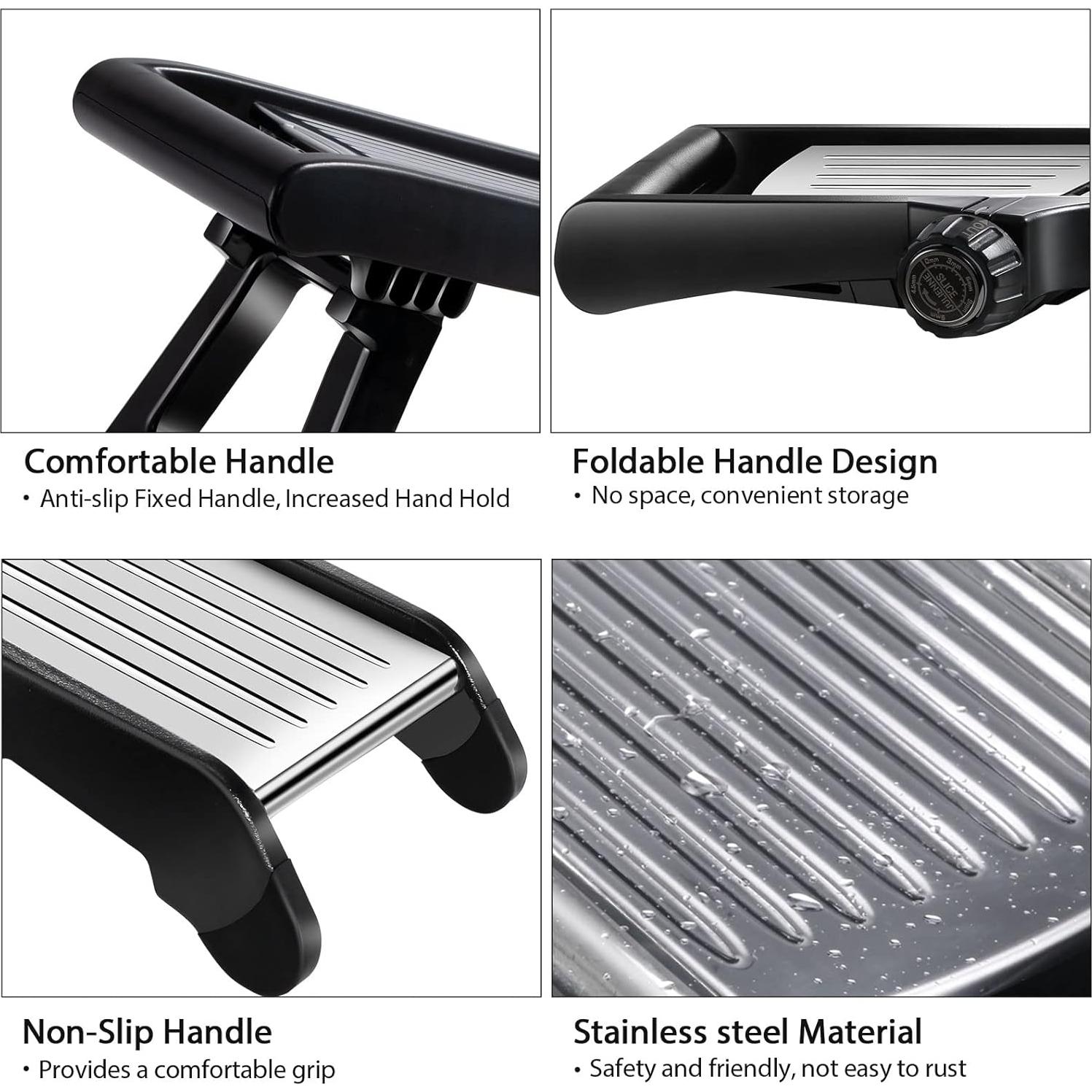 Mandolina Cortadora Ajustable MASTERTOP Acero Inoxidable