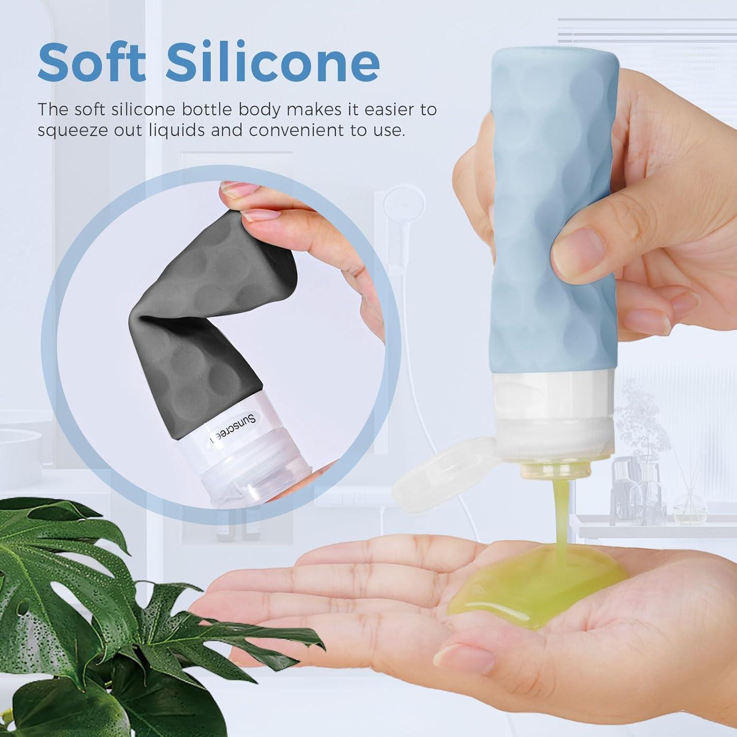 Set de 16 Botellas de Viaje Silevoler Aprobadas por TSA