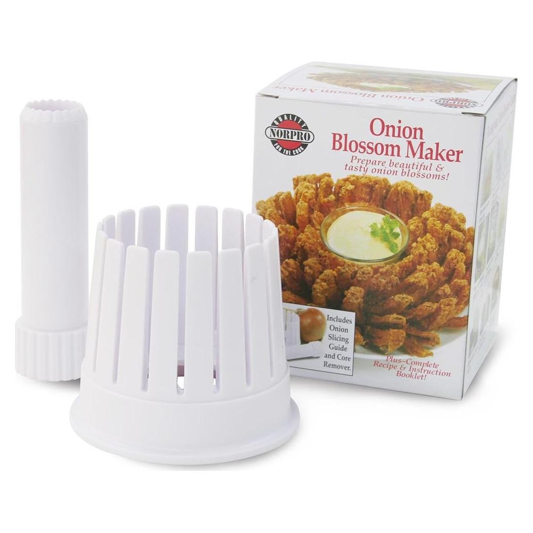 Fabricante de Flores de Cebolla Norpro 10.8 cm con Recetario