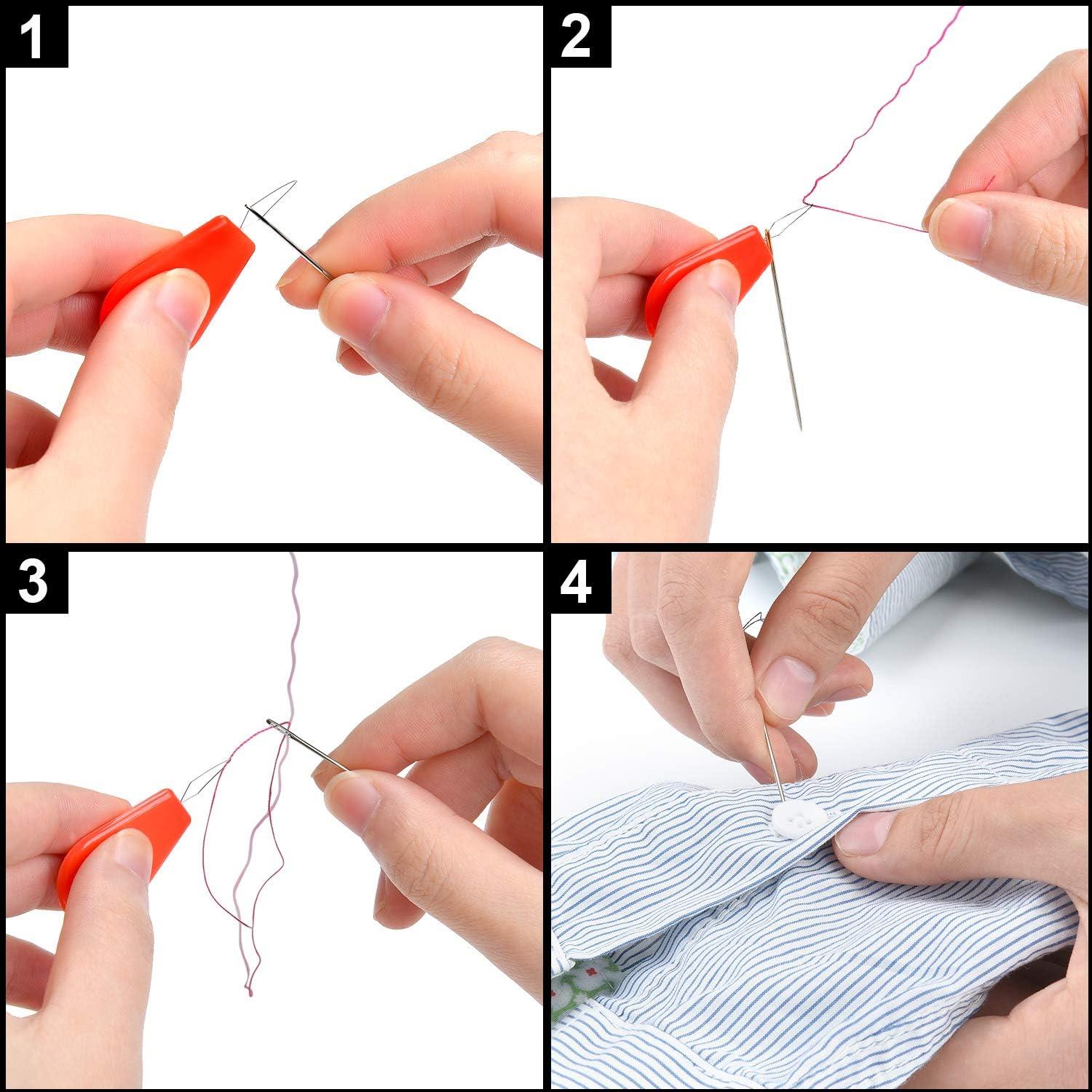 Kit de Costura Marcoon Mini Portátil 74 Piezas Accesorios