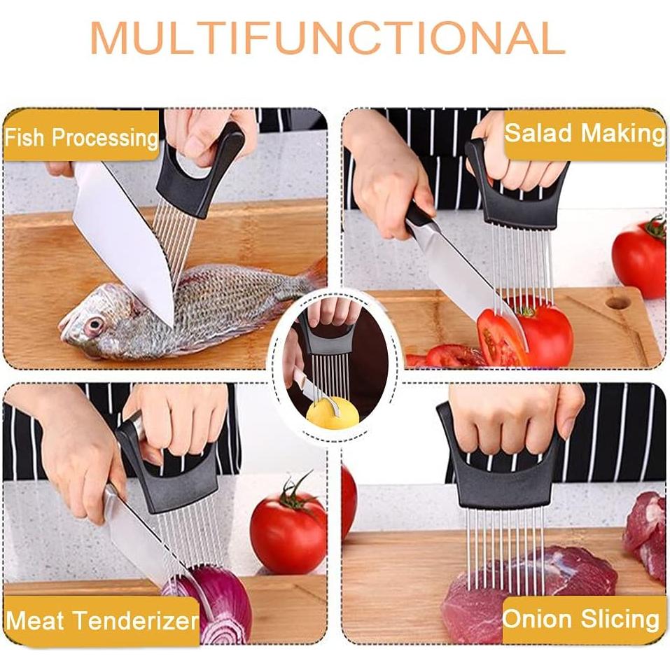 Soporte Cortador de Verduras ESINAM Acero Inoxidable Negro