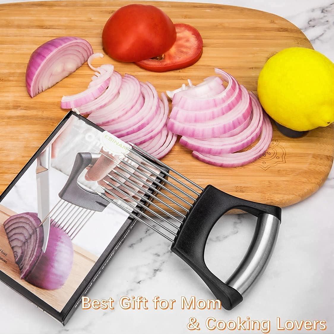 Soporte Cortador de Verduras ESINAM Acero Inoxidable Negro