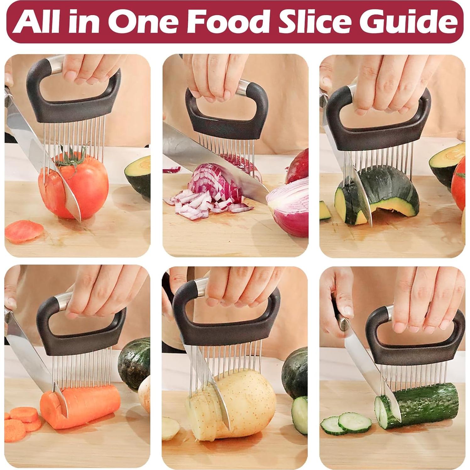 Cortador de Cebolla JAYVAR Acero Inoxidable 3 Piezas