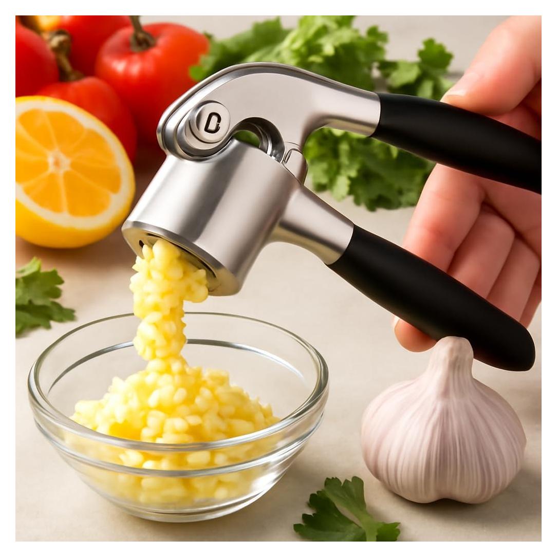 Prensa Picadora de Ajo Casafoyer Acero Inoxidable 238g