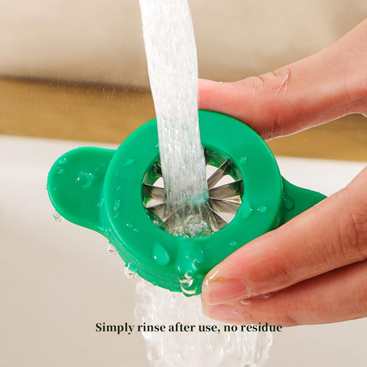 Cortador de cebolla verde HENWAFX 12 cuchillas acero inoxidable