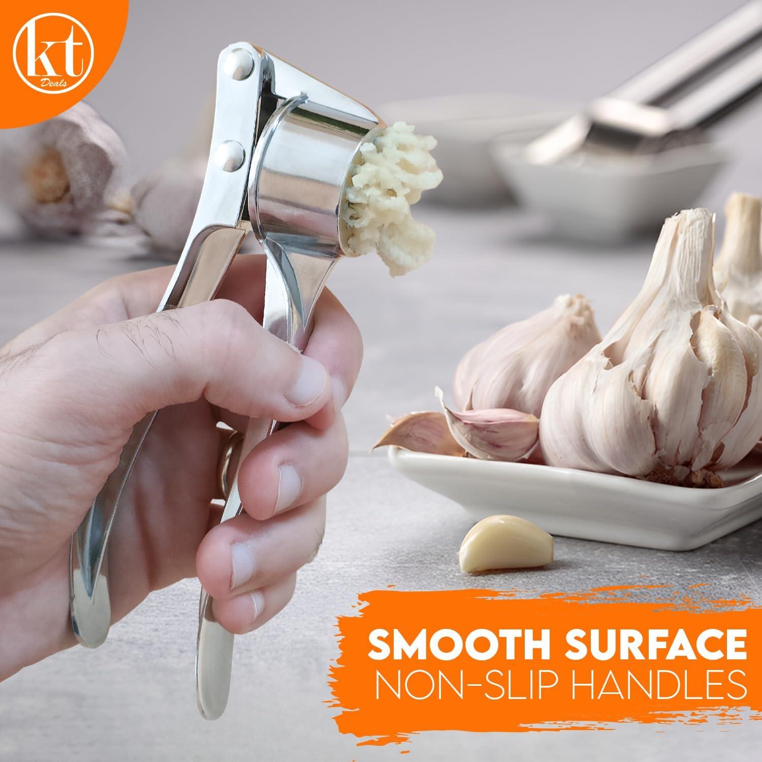 Prensa de Ajo KT Deals Metal Zinc Antioxidante 150g