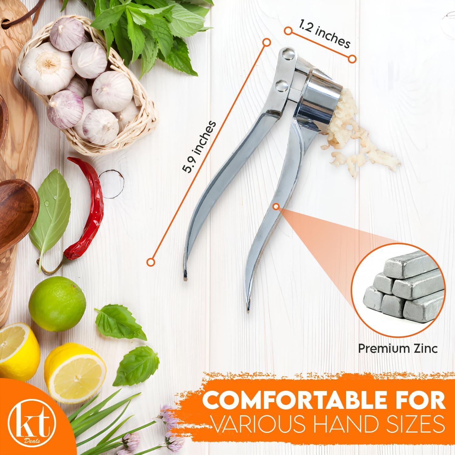 Prensa de Ajo KT Deals Metal Zinc Antioxidante 150g