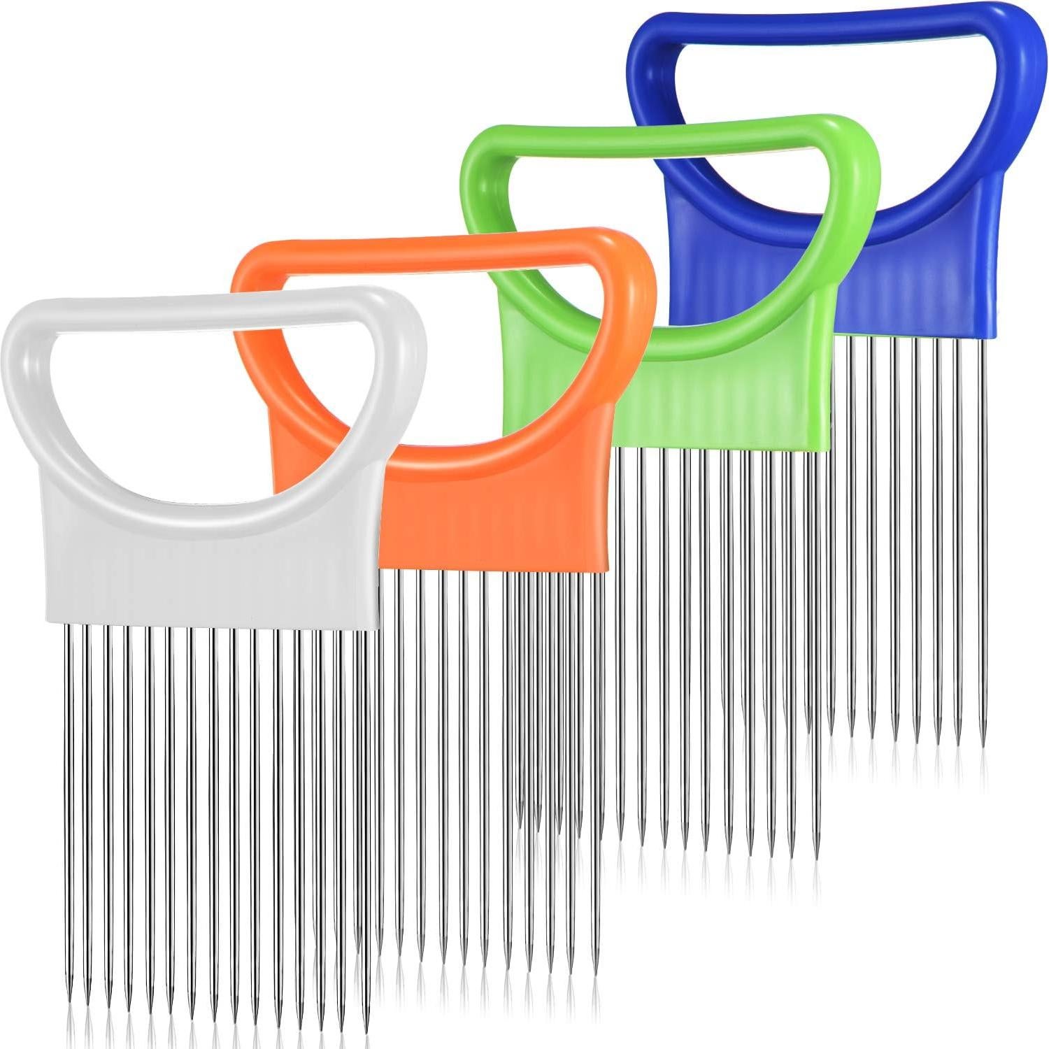 4 Sostenedores de Cebolla Boao Acero Inoxidable 11x7.5cm