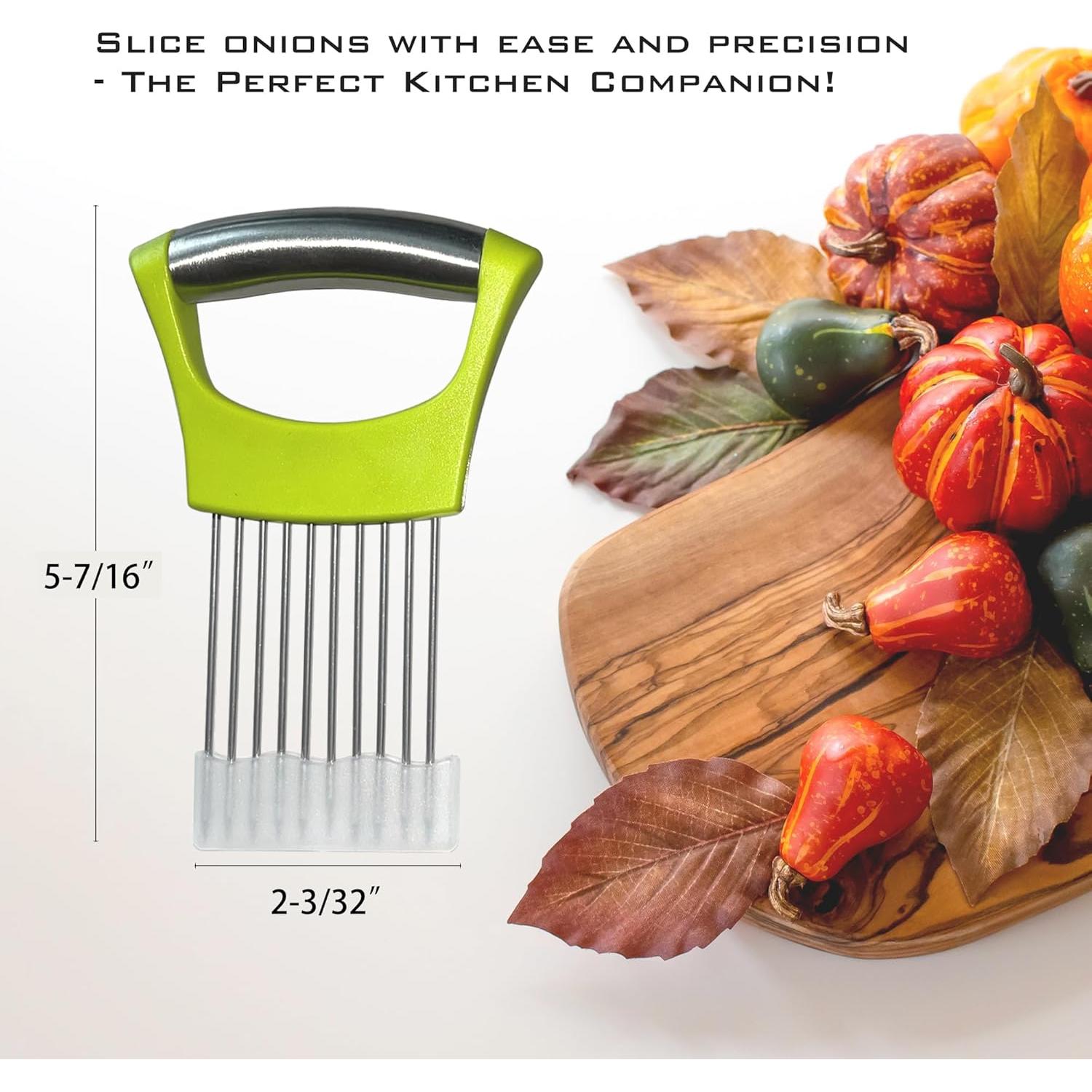 Soporte Cortar Cebollas ZRSCHYG Acero Inoxidable 2 Pack