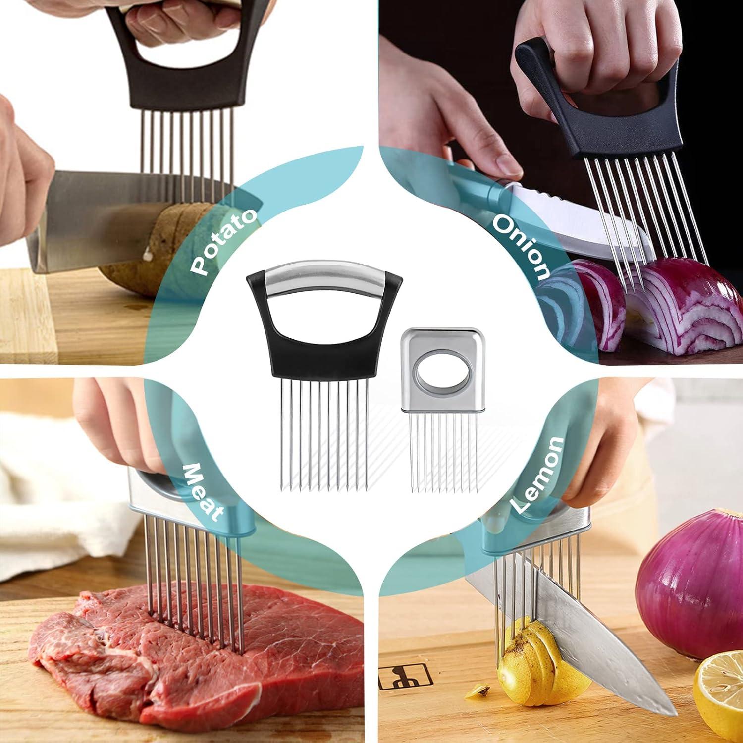 Cortador de Cebolla 2 Pcs Charmyth Acero Inoxidable 7 cm