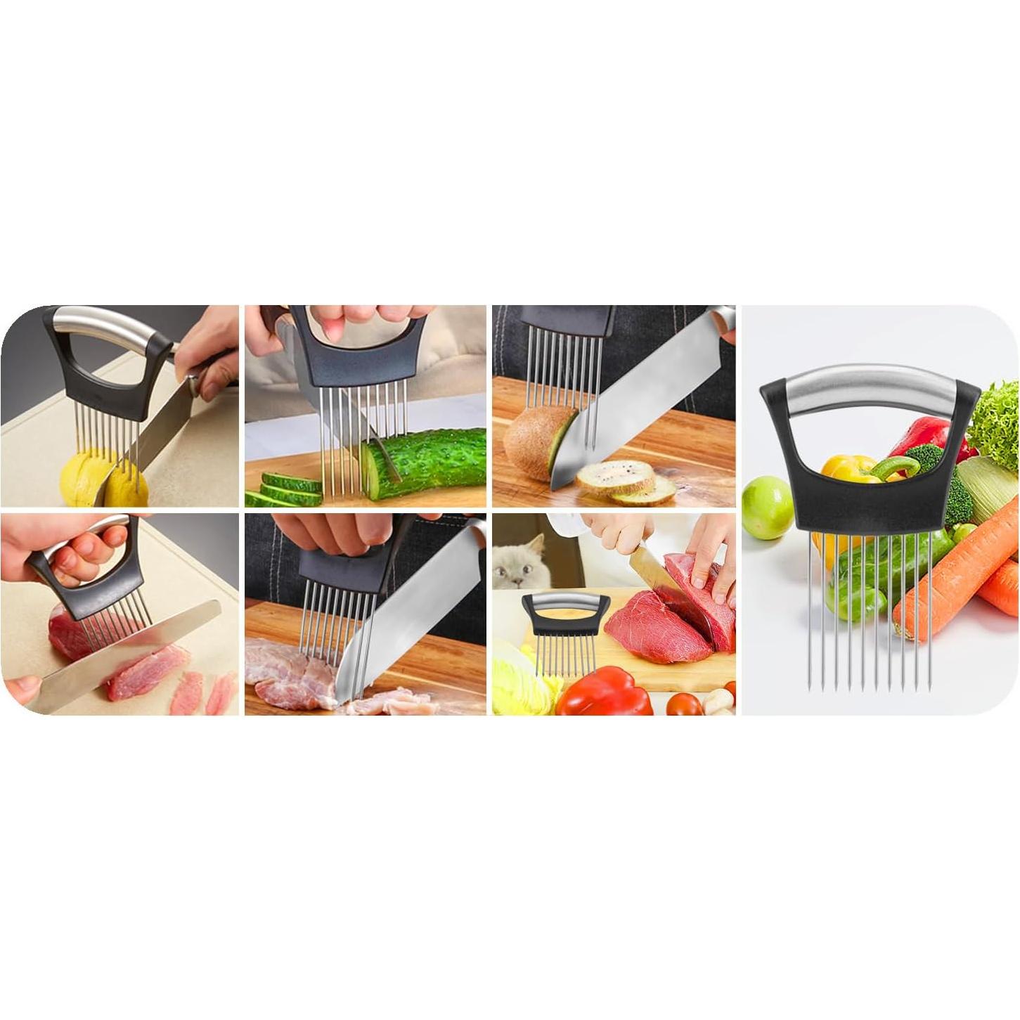 Cortador de Cebolla AllStyle Inoxidable Negro 6.35 cm