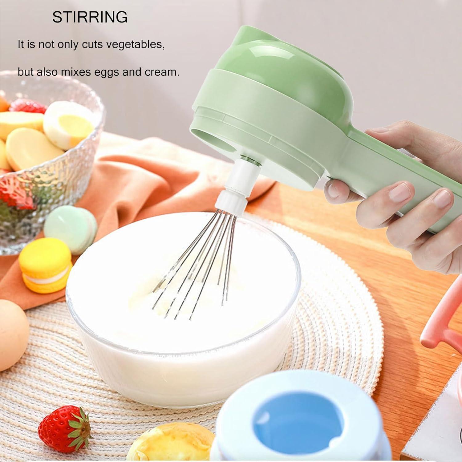 Picadora Eléctrica 5 en 1 Dobvyvn Verde - Multiusos