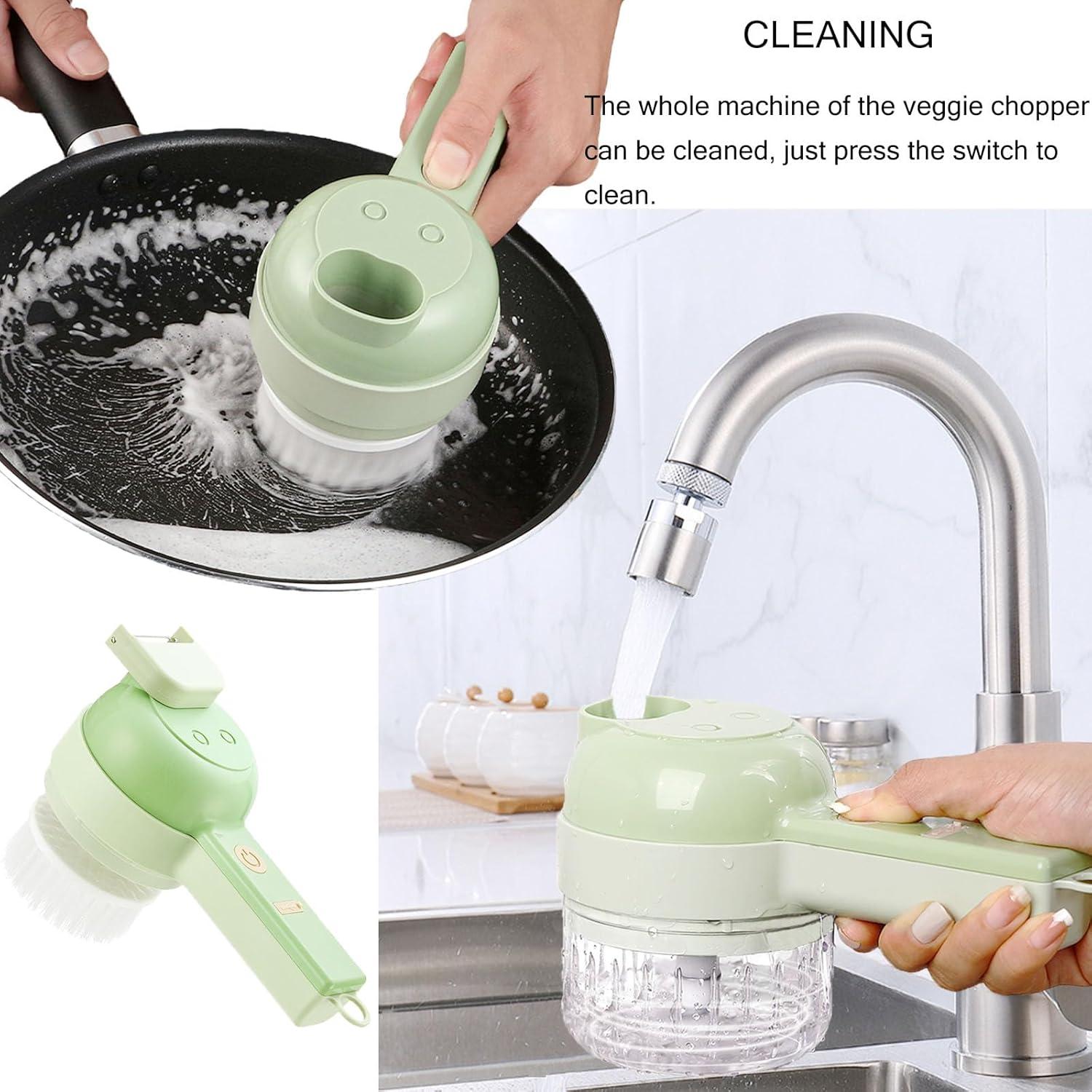 Picadora Eléctrica 5 en 1 Dobvyvn Verde - Multiusos