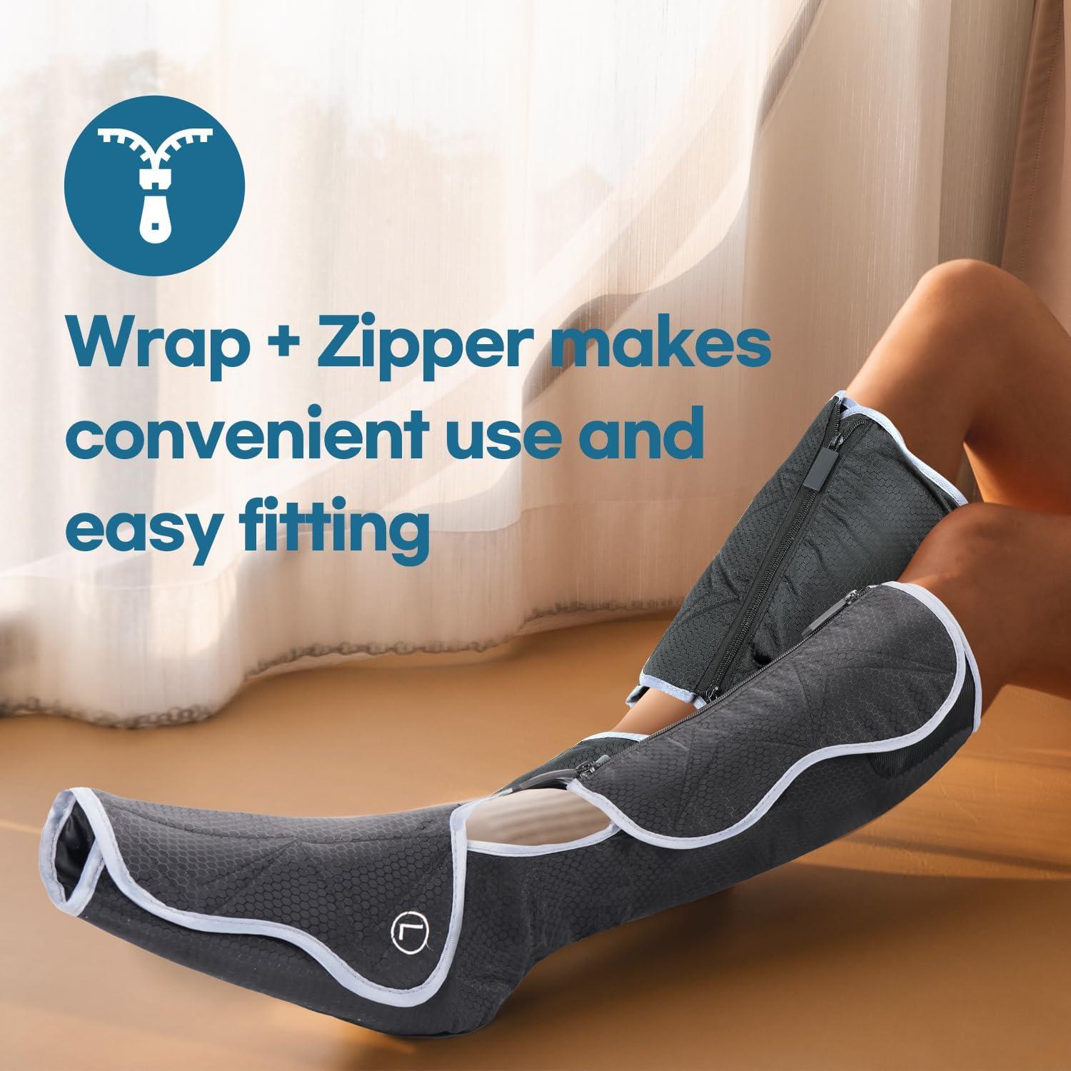 Masajeador de Piernas HuBDIC FE-7207 con Calor y Compresión