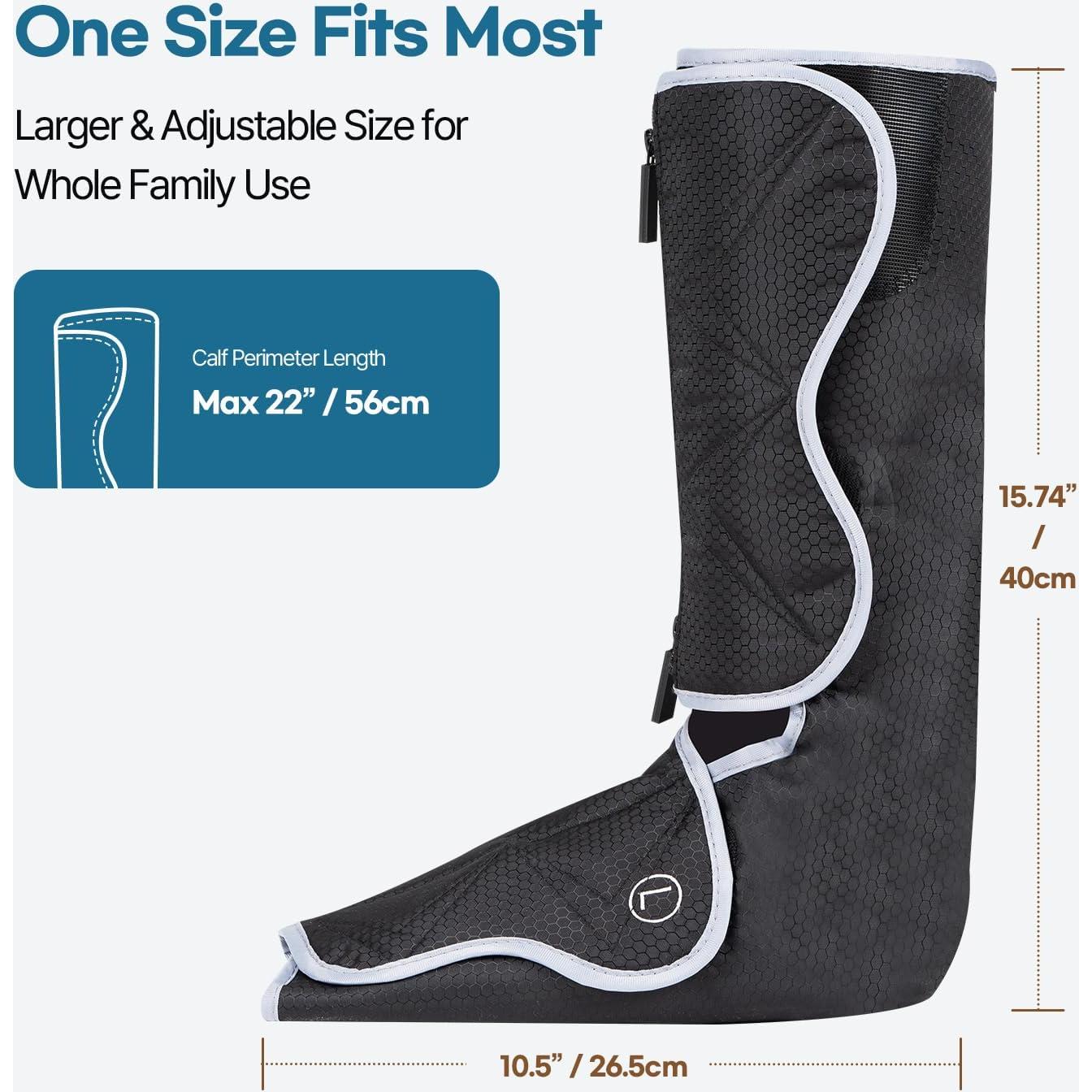 Masajeador de Piernas HuBDIC FE-7207 con Calor y Compresión