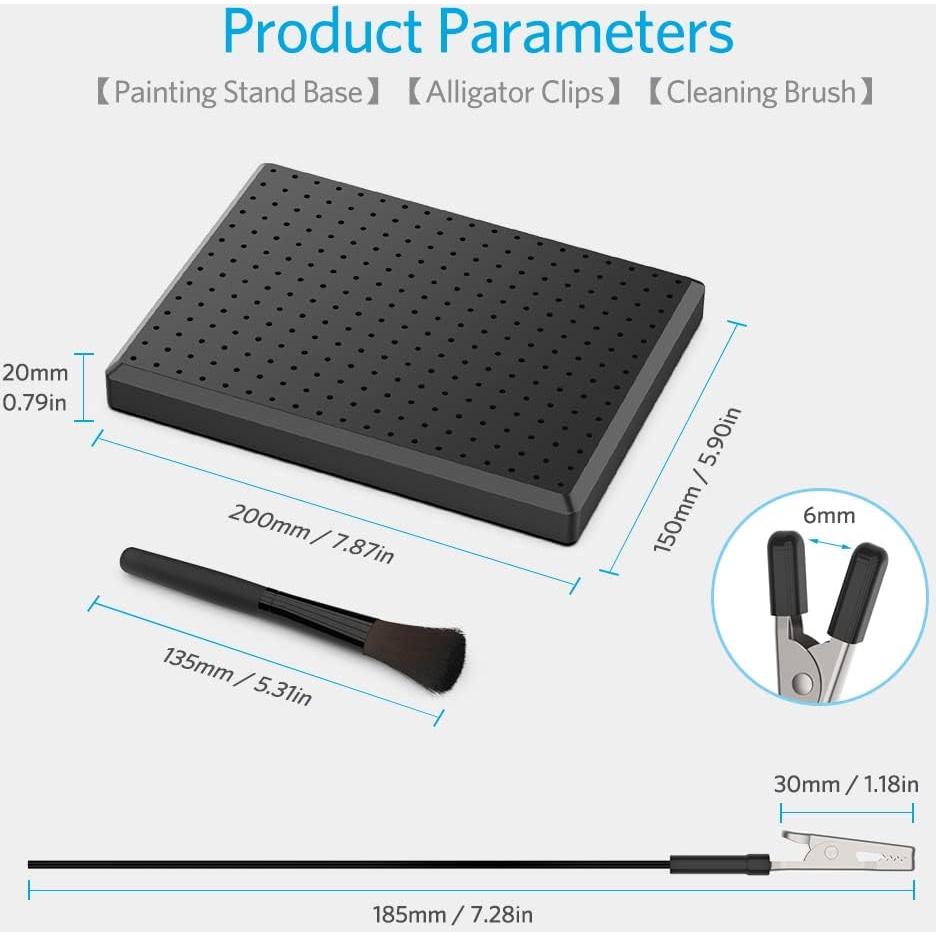 Base Soporte Pintura Actekart TK-BC2501 266 Agujeros