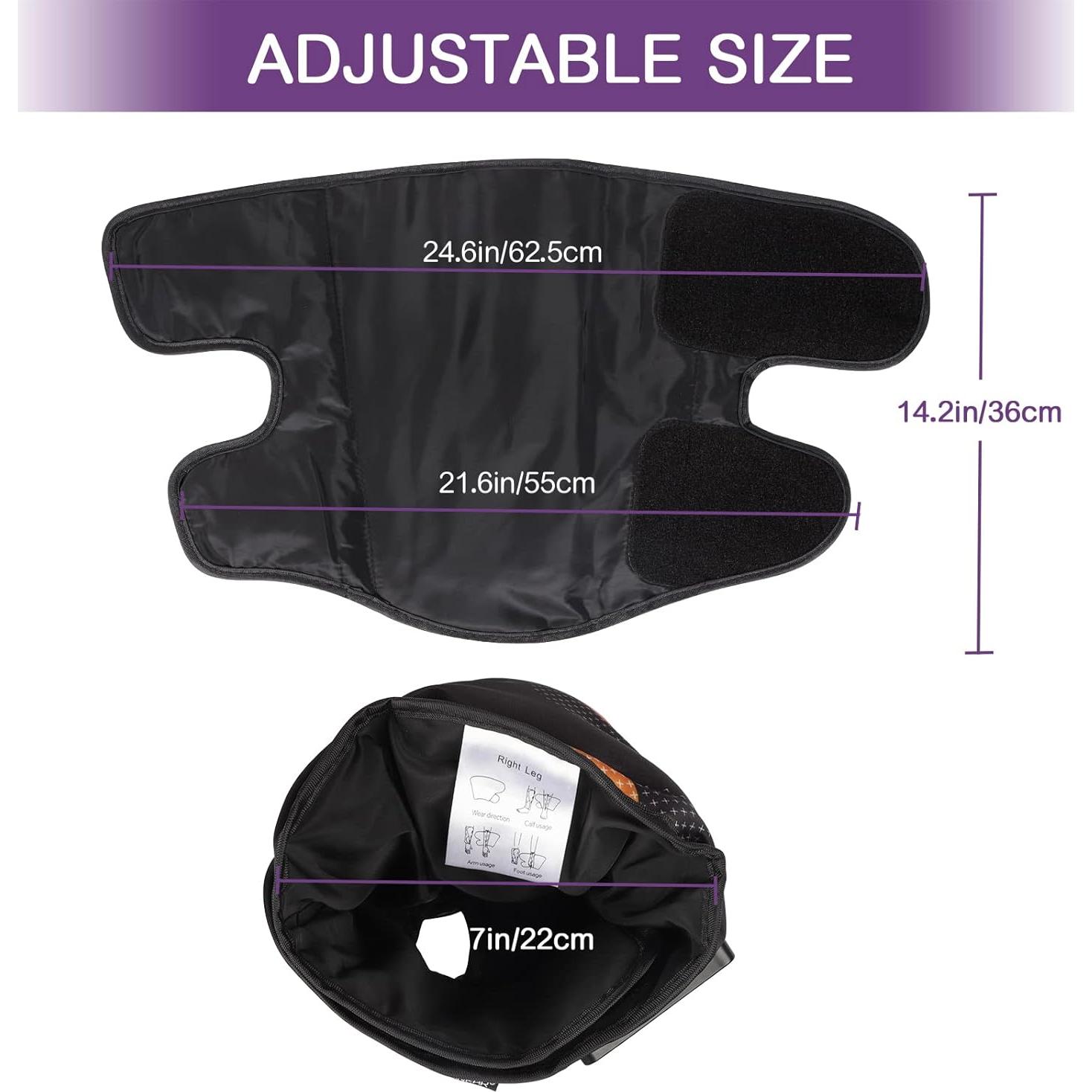 Masajeador de Piernas Inalámbrico QUINEAR con Calor y Compresión