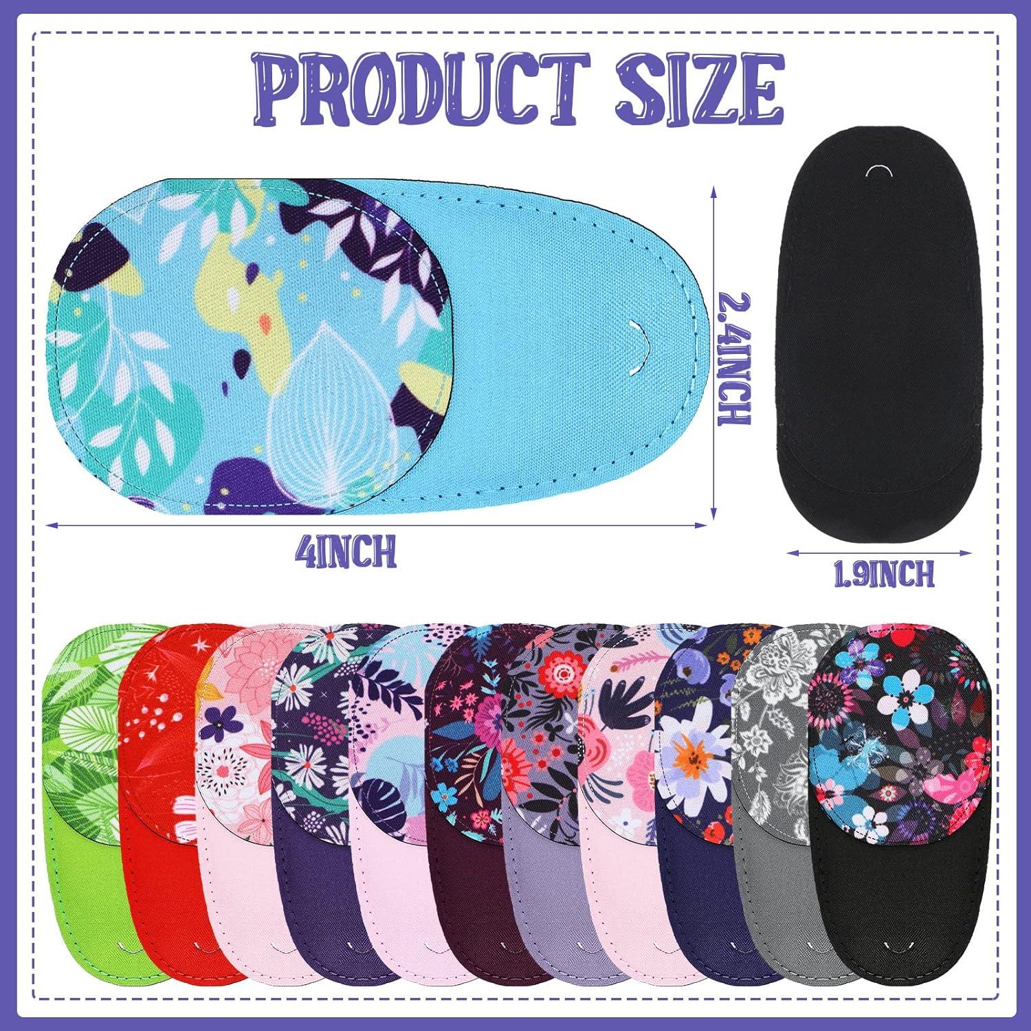 Parches para Ojos Yahenda 12 Pcs Reutilizables Coloridos