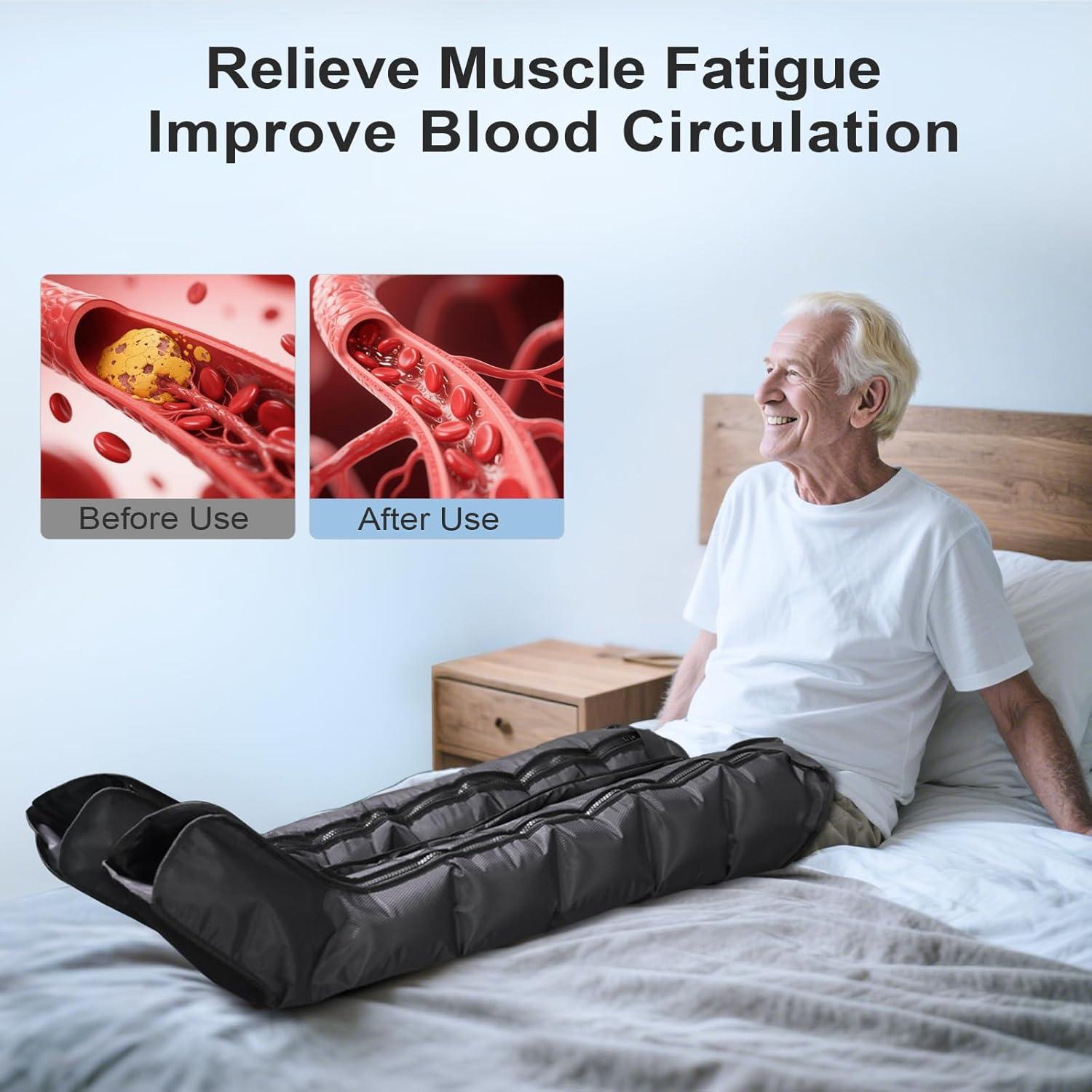 Botas Masajeadoras de Piernas RoundT2 Inalámbricas 5000mAh