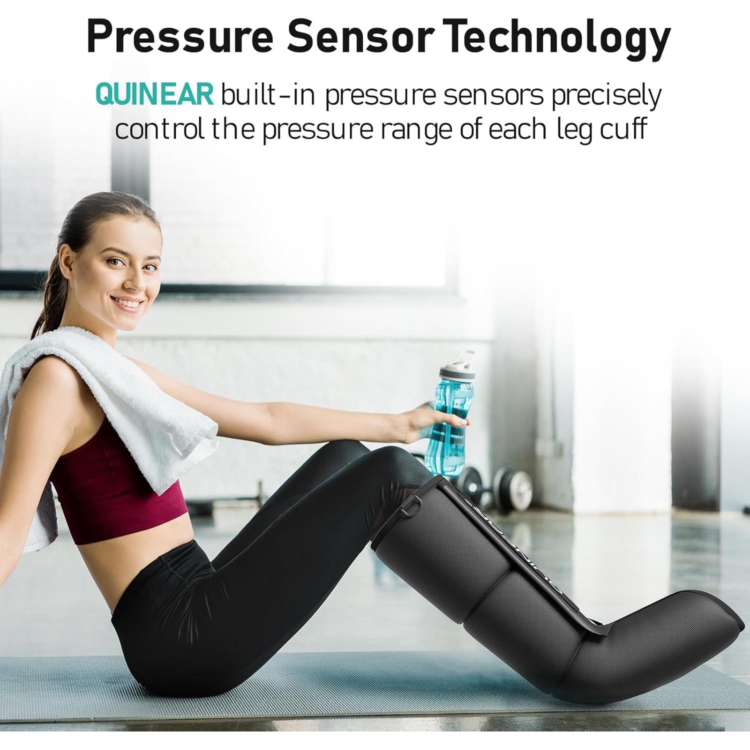 Masajeador de Compresión de Piernas QUINEAR QN-070A 3 en 1