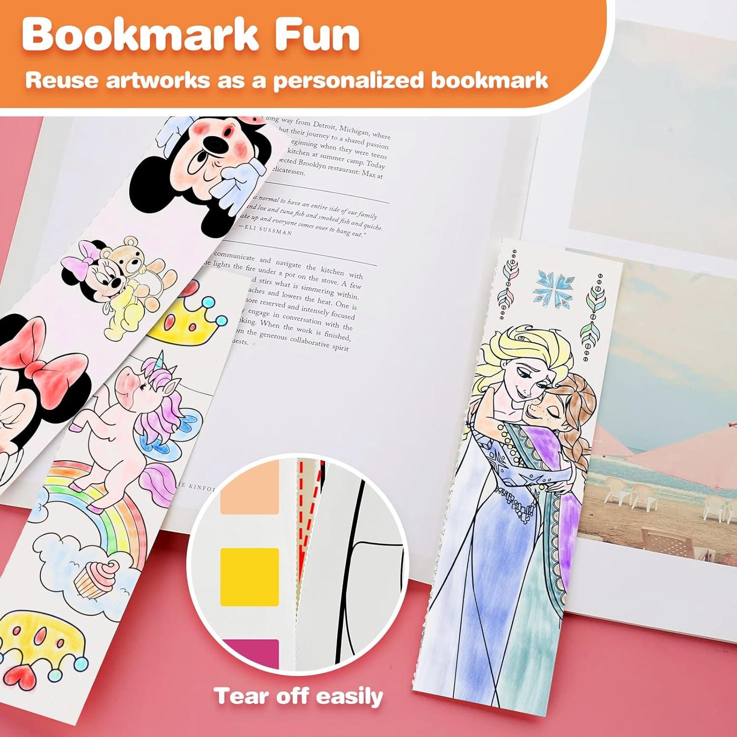 Libro para Pintar con Agua Kidcraft 5 Pcs Anime Sin Desorden