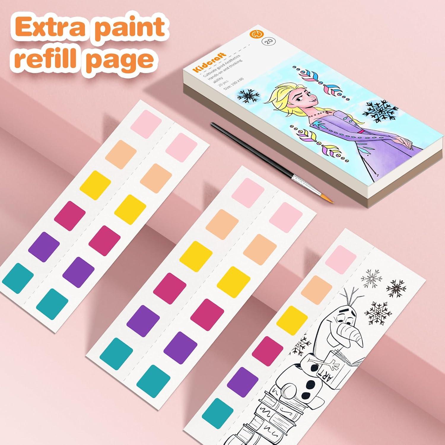 Libro para Pintar con Agua Kidcraft 5 Pcs Anime Sin Desorden