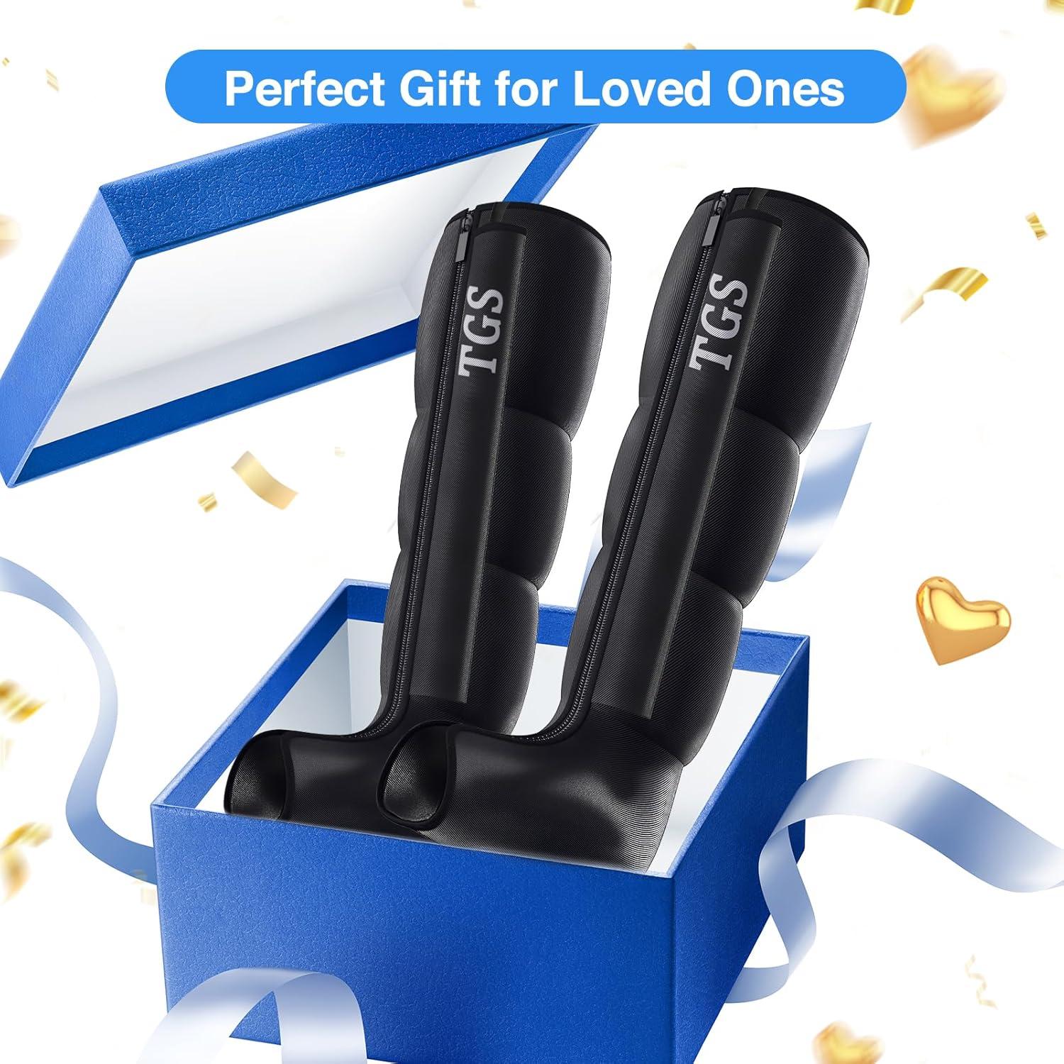 Masajeador de Piernas TGS con Compresión y Calor - Alivio Dolor