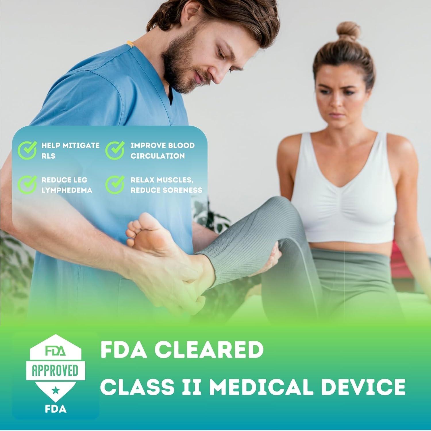 Masajeador de Piernas AIRECOVER con Calor y Compresión 3 en 1