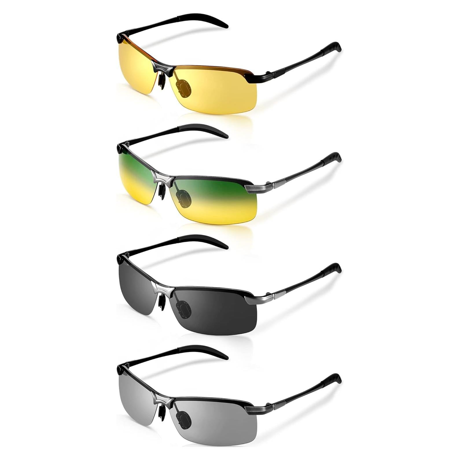 Gafas de Sol Polarizadas Flutesan UV para Conducción Nocturna