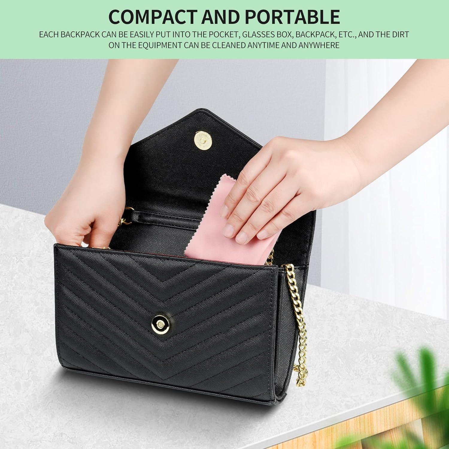 Paquete de 18 paños de microfibra vonper 15x18 cm multicolor