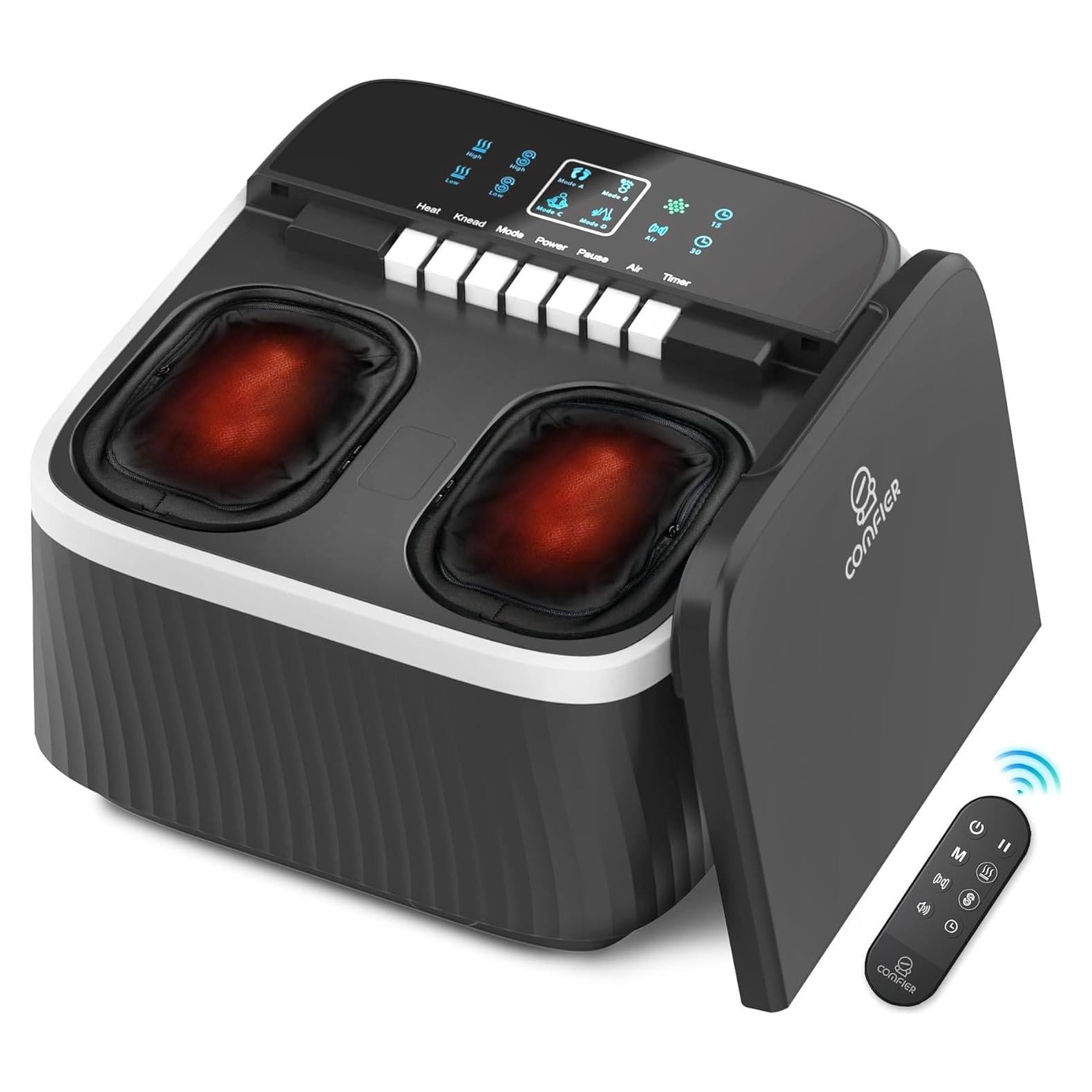 Masajeador de Pies COMFIER CF-5326 con Calor y Control Remoto