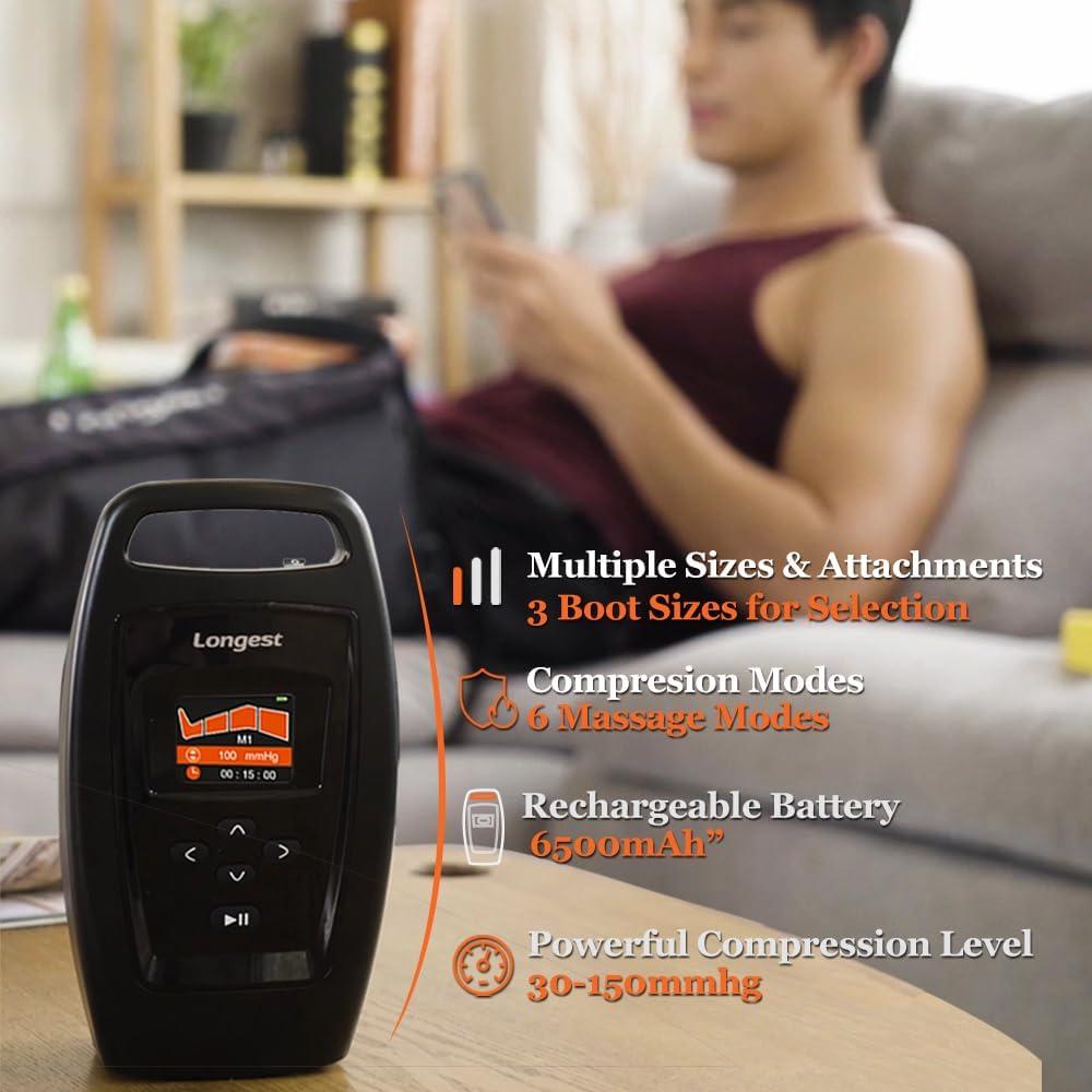 Bomba de Compresión para Piernas Longest LGT-2200SP Mediano