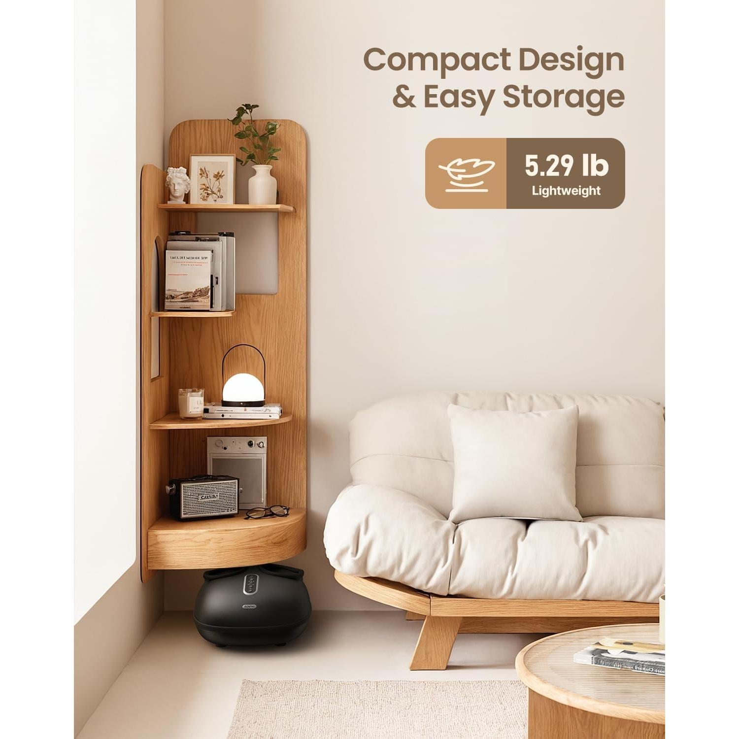 Masajeador de pies RENPHO 2025 Mejorado con Calor - Shiatsu