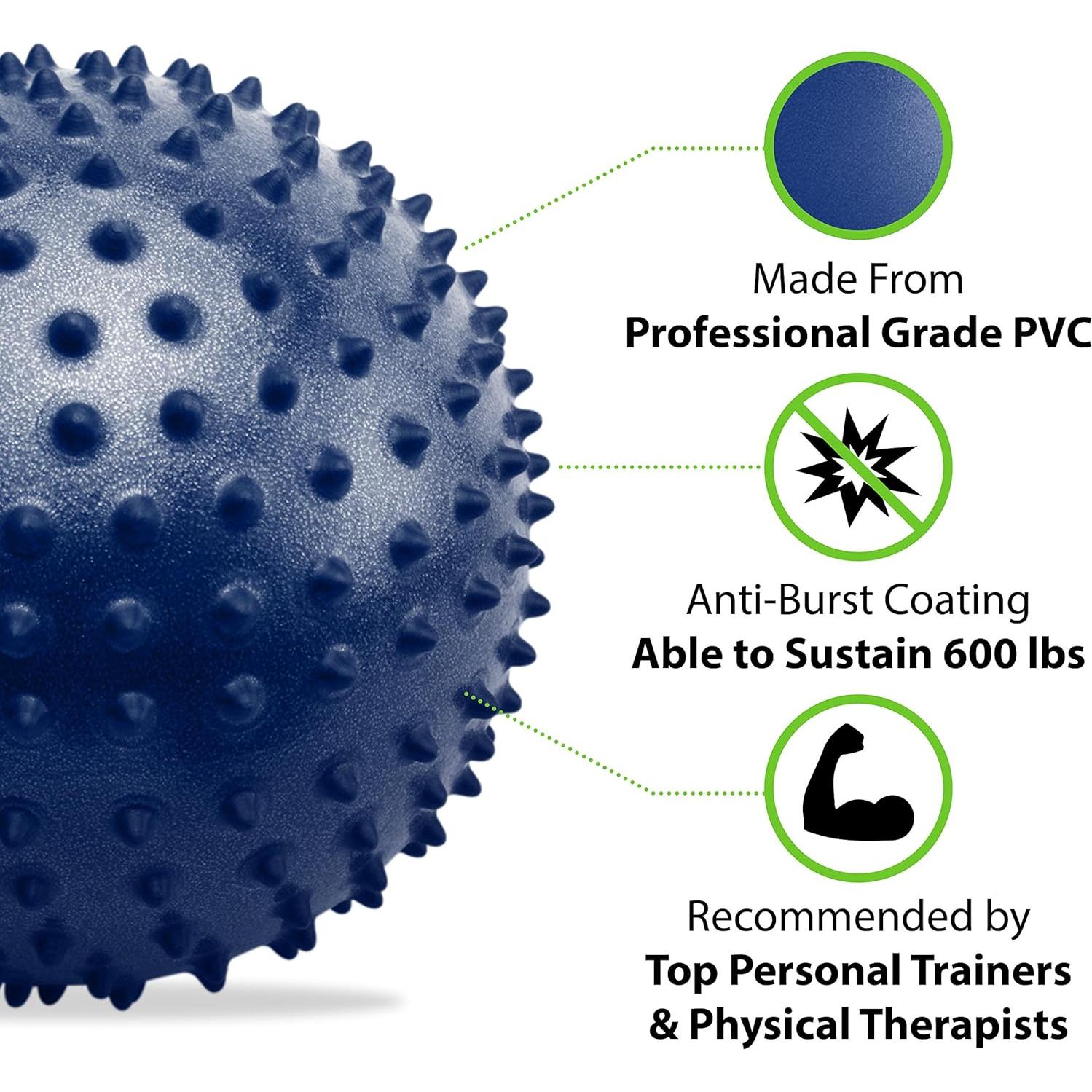 Pelota de Ejercicio URBNFit 22,86 cm Antirruptura y Antideslizante