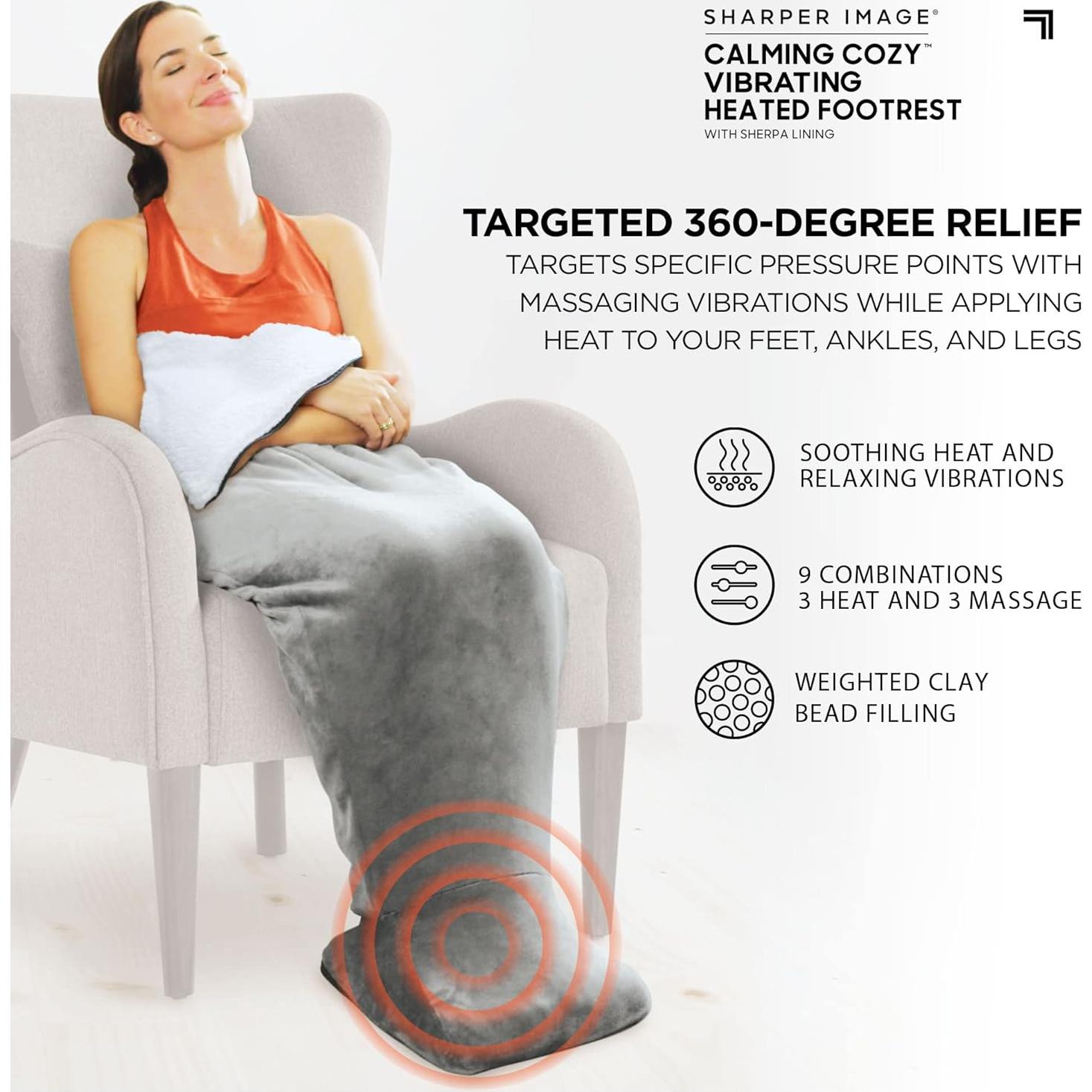 Manta Masajeadora Calentadora Sharper Image 70x111cm