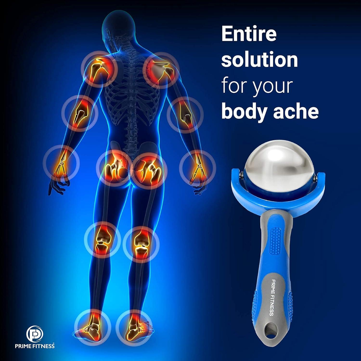 Rodillo de Masaje Frío PRIME Fitness 19cm Alivio Muscular