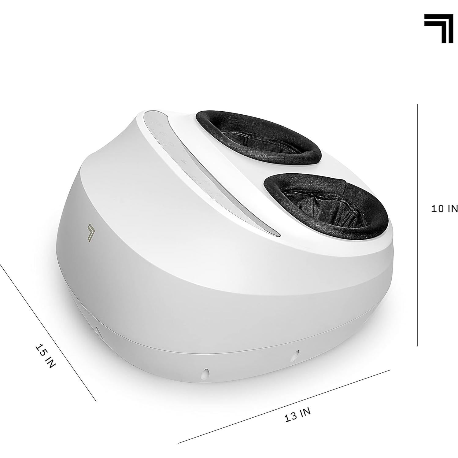 Masajeador de pies Shiatsu Sharper Image con calor y compresión