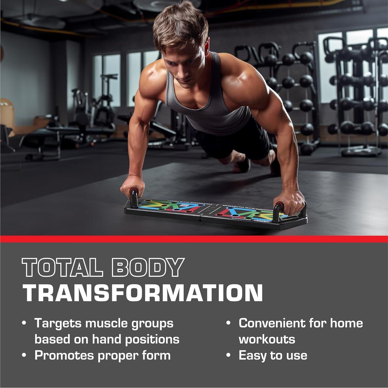 Tabla de Flexiones Power Press 9 en 1 para Entrenamiento