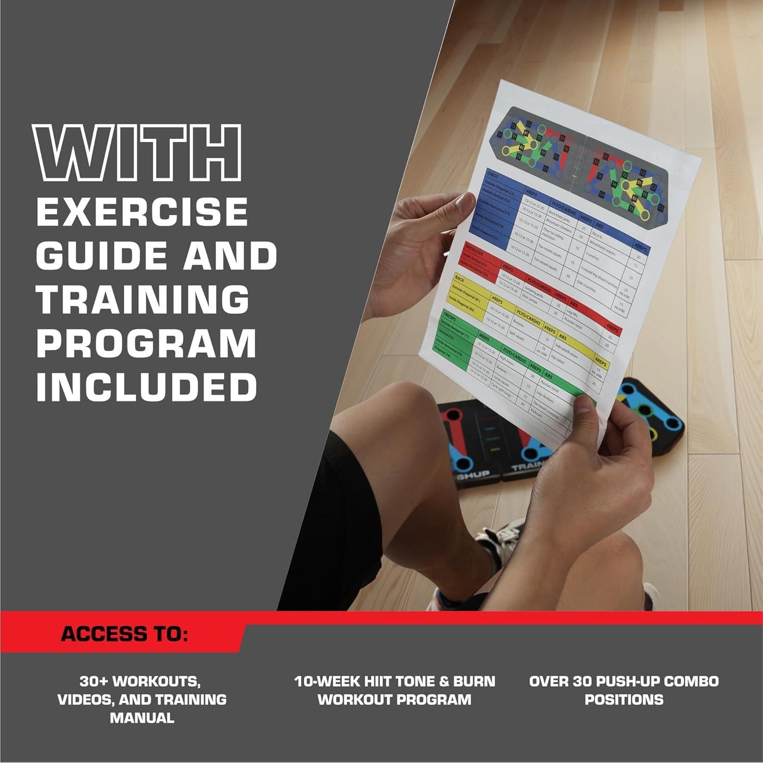 Tabla de Flexiones Power Press 9 en 1 para Entrenamiento