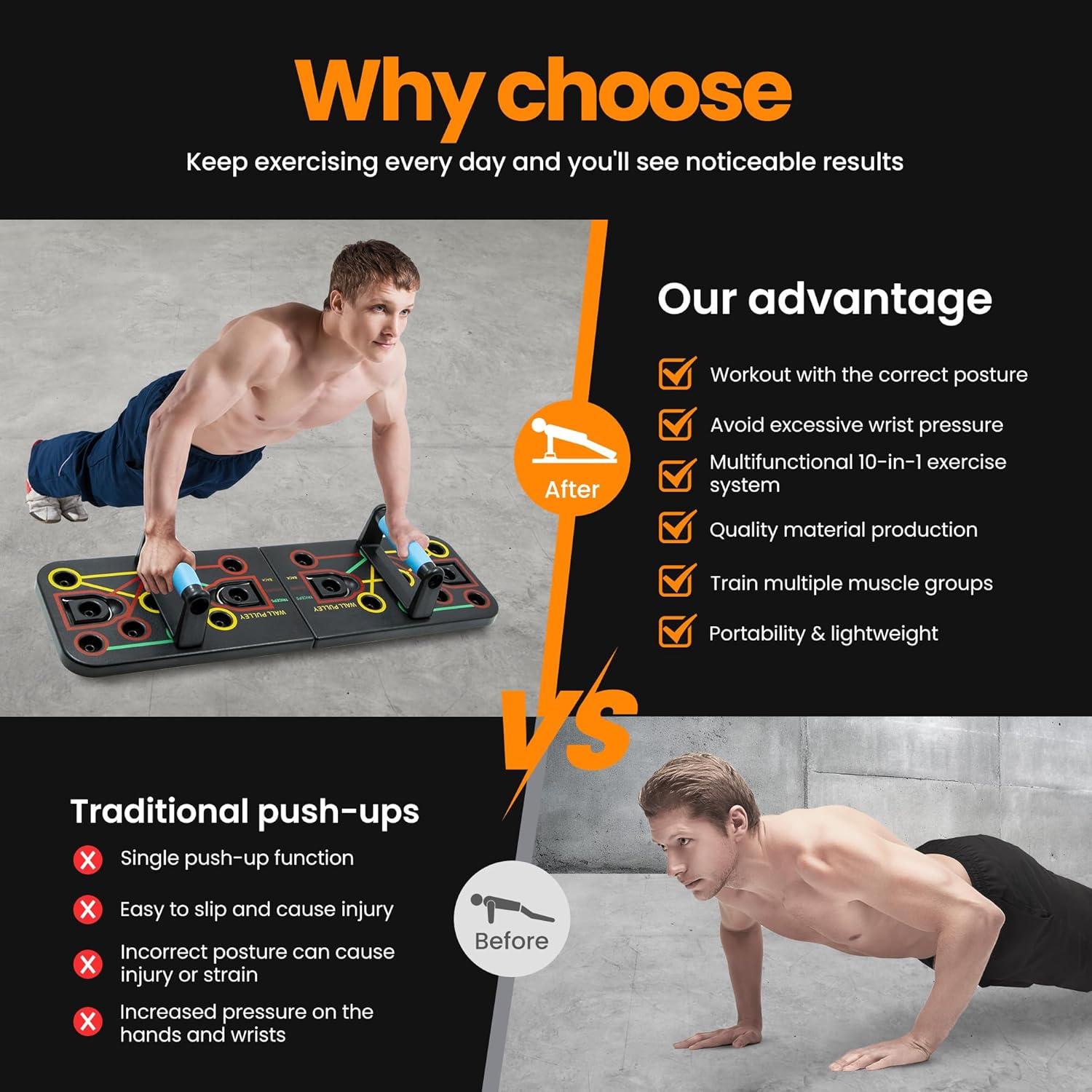 Set de Fitness Portátil 20 en 1 Welsteepse - Gimnasio en Casa