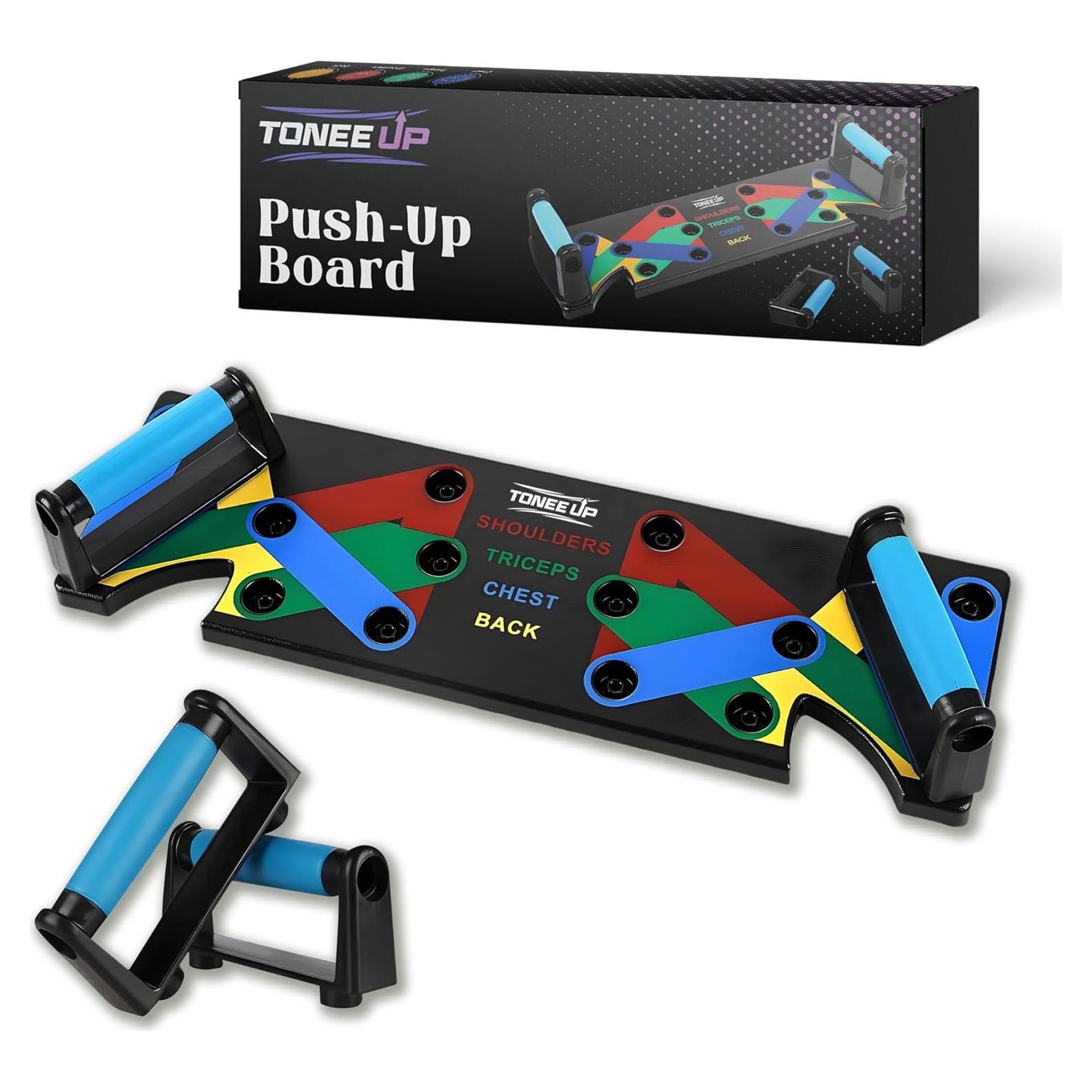 Tabla de Flexiones 9-en-1 TONEE UP para Entrenamiento en Casa