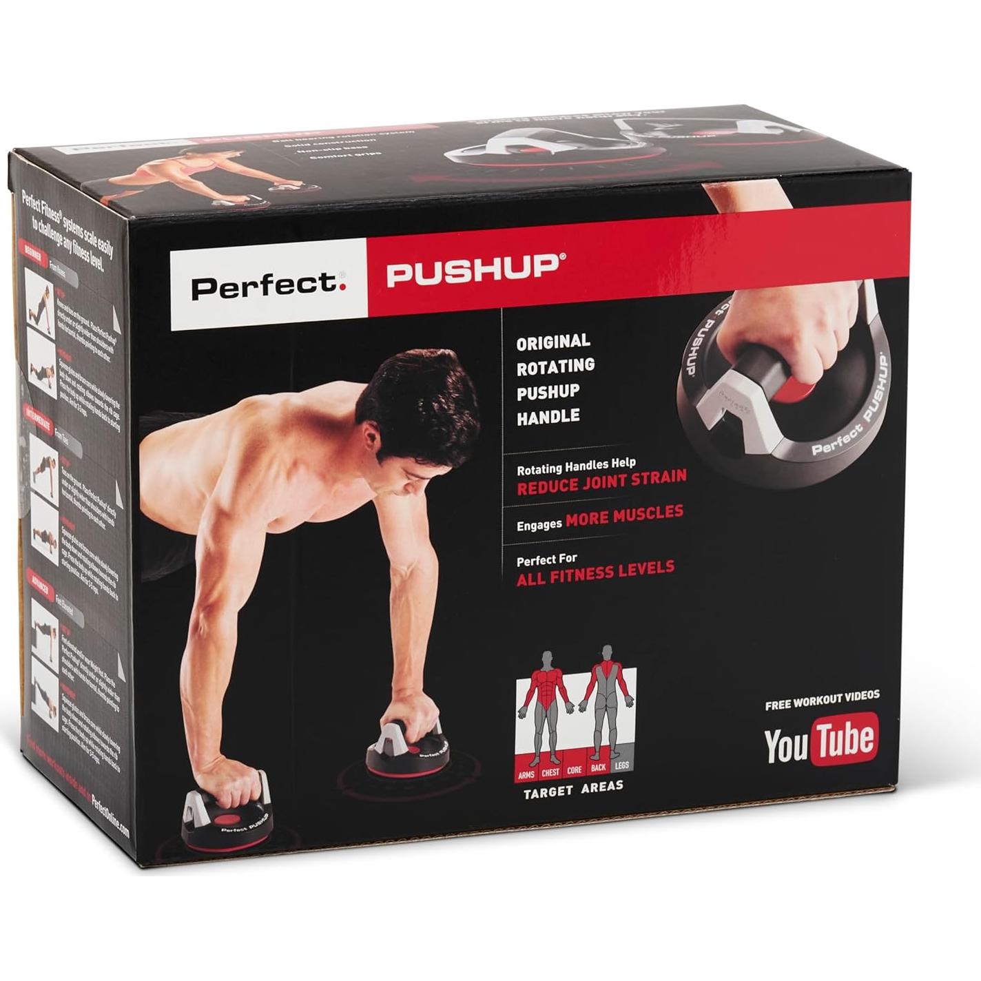 Mangos Rotativos Perfect Pushup Perfect Fitness - Ergonomía