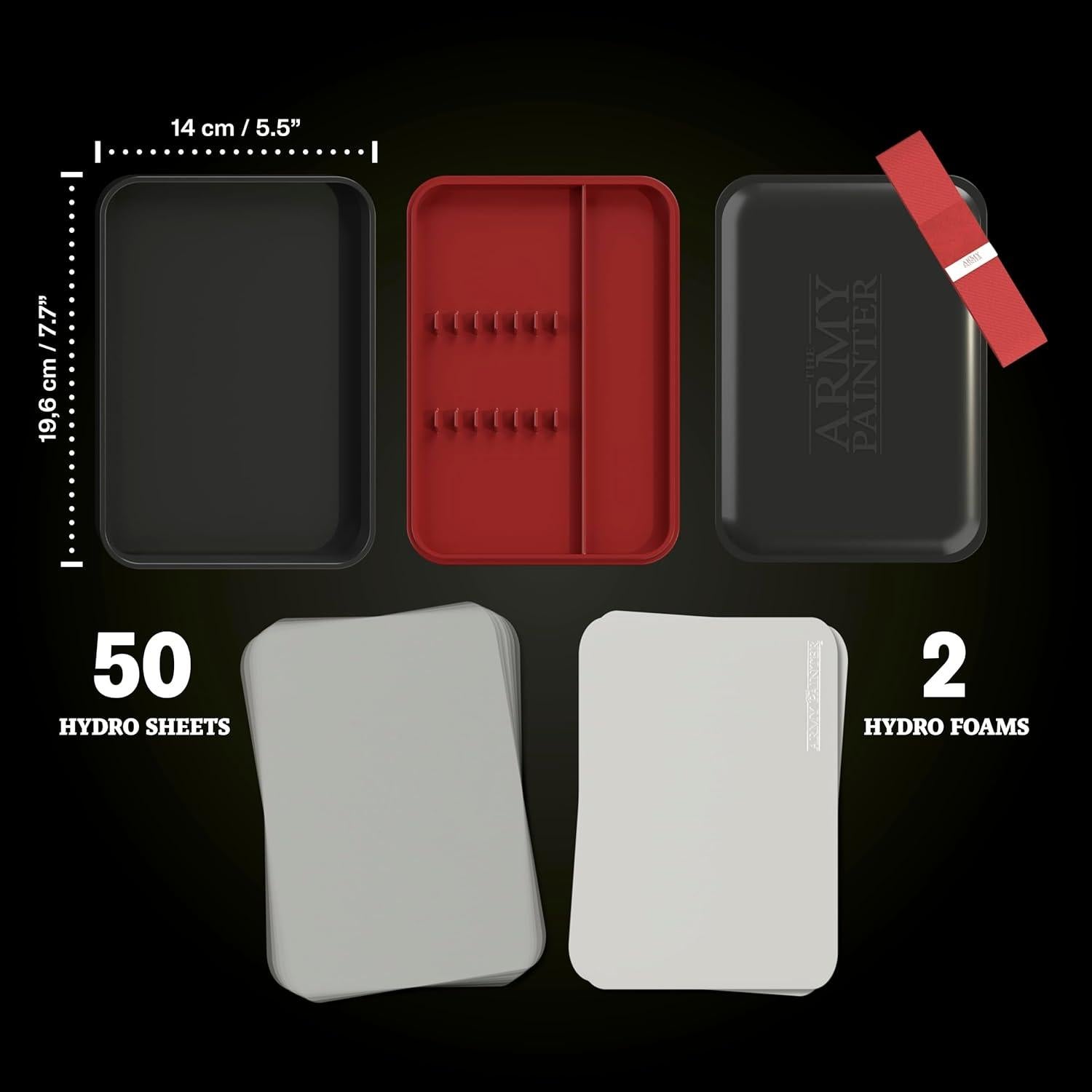 Paleta Húmeda The Army Painter 50 Hojas y 2 Esponjas