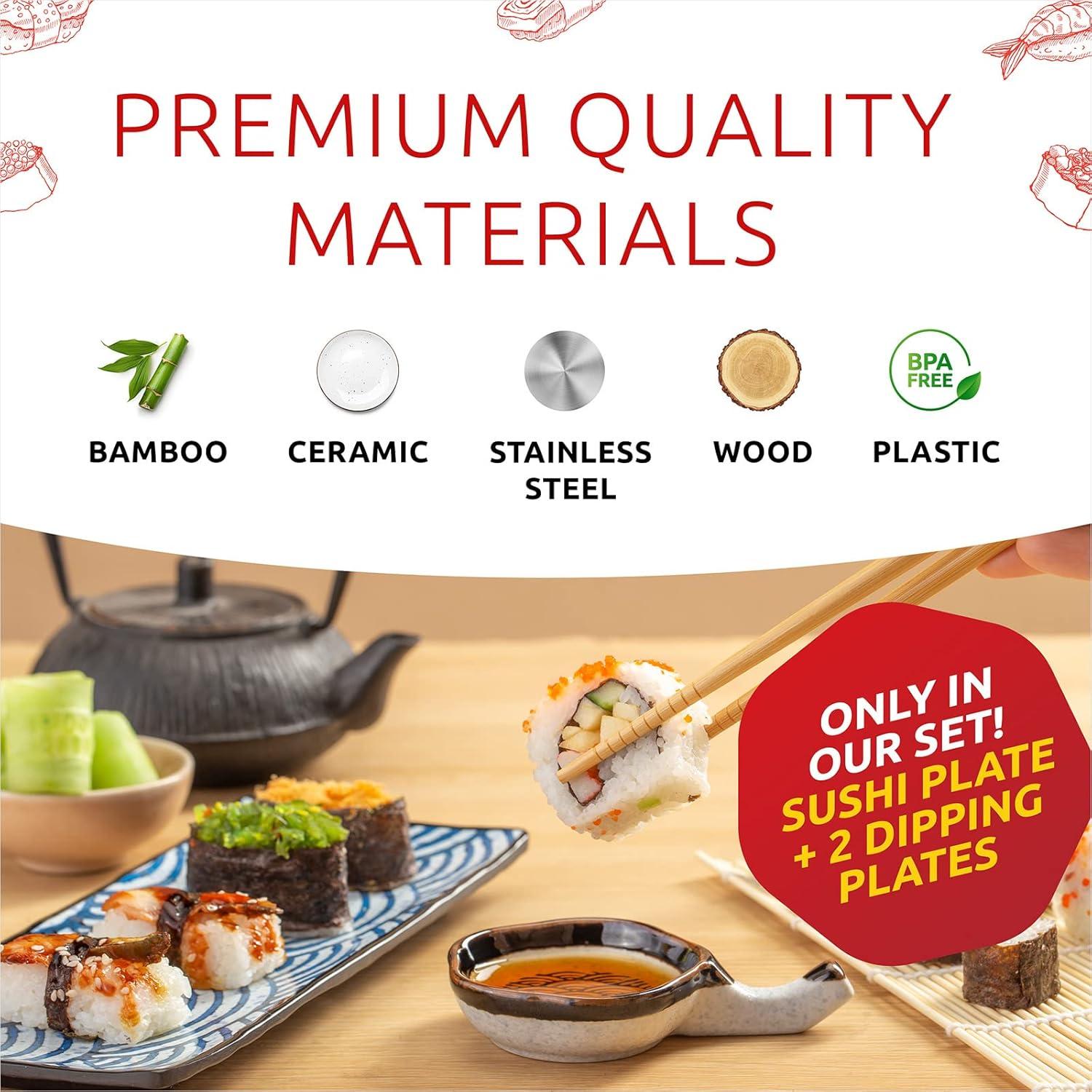 Kit de Hacer Sushi ARTTHOME 23 Piezas para Principiantes