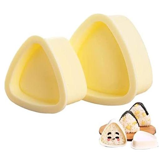 Moldes para Onigiri HAGBOU 2 Piezas Triangulares Beige